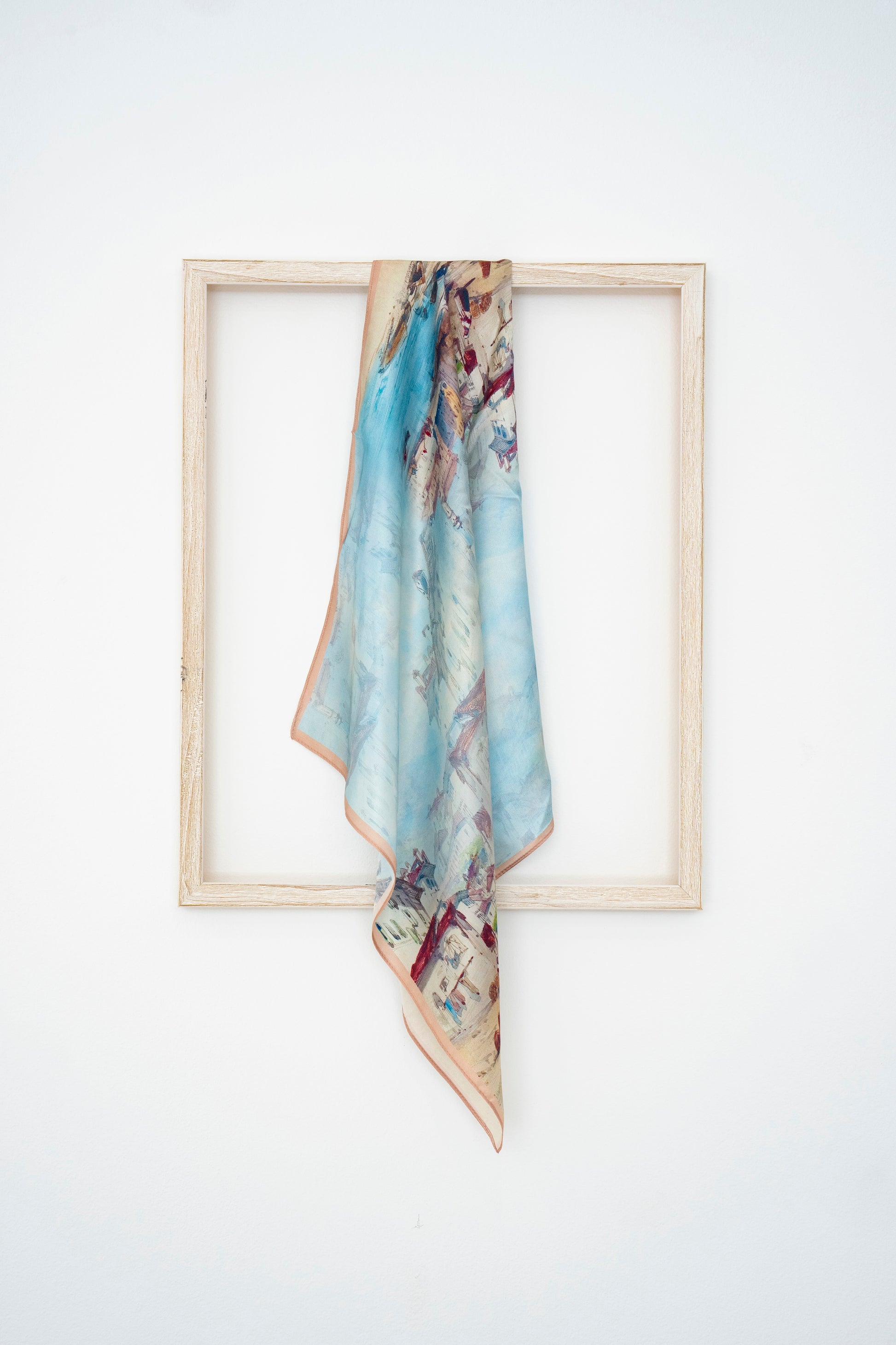 KAIYI 53x53CM 100% Pure Silk Scarf for Women Fashion and Gift (Artsy10)
