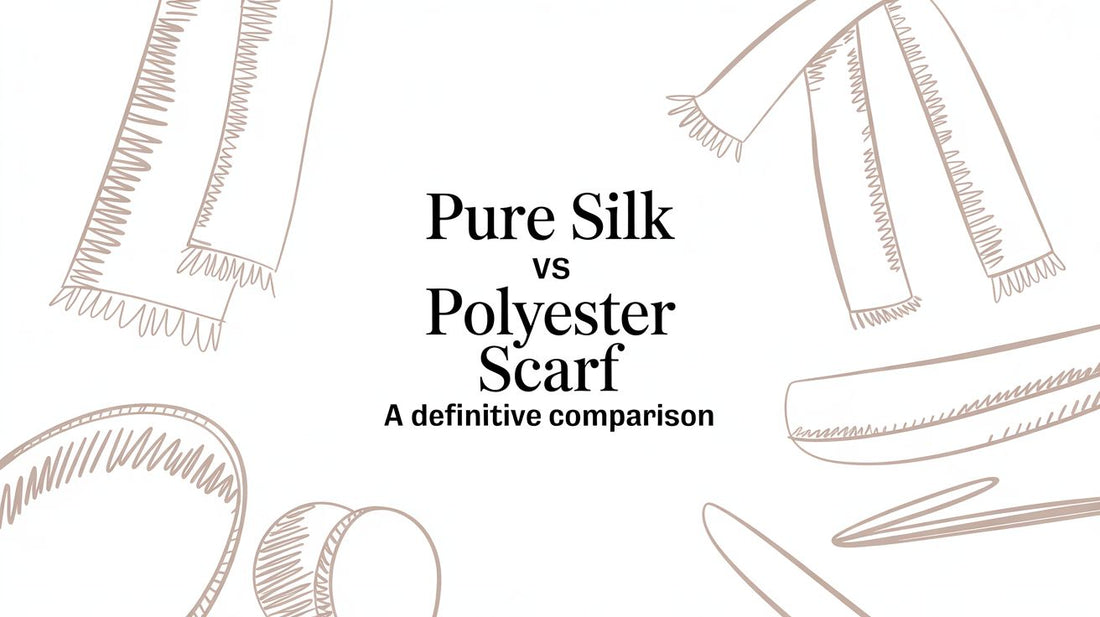 Pure Silk vs Polyester Scarf: A Definitive Comparison for 2026