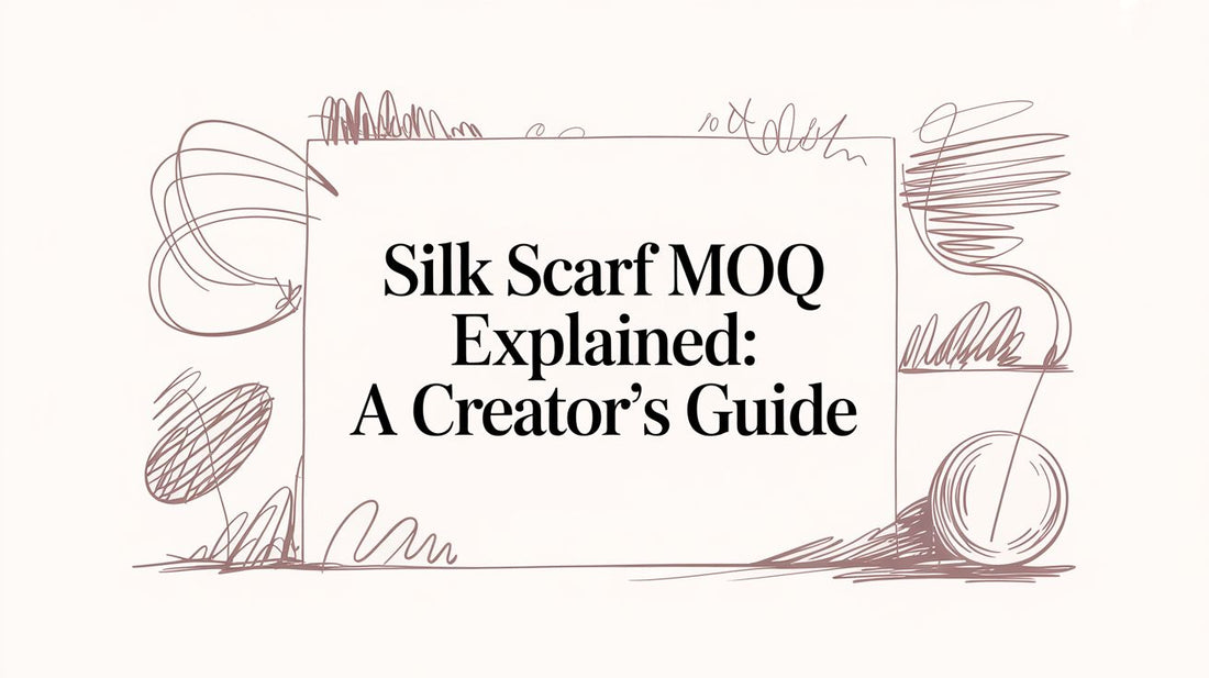 Silk Scarf MOQ Explained: A Creator's Guide