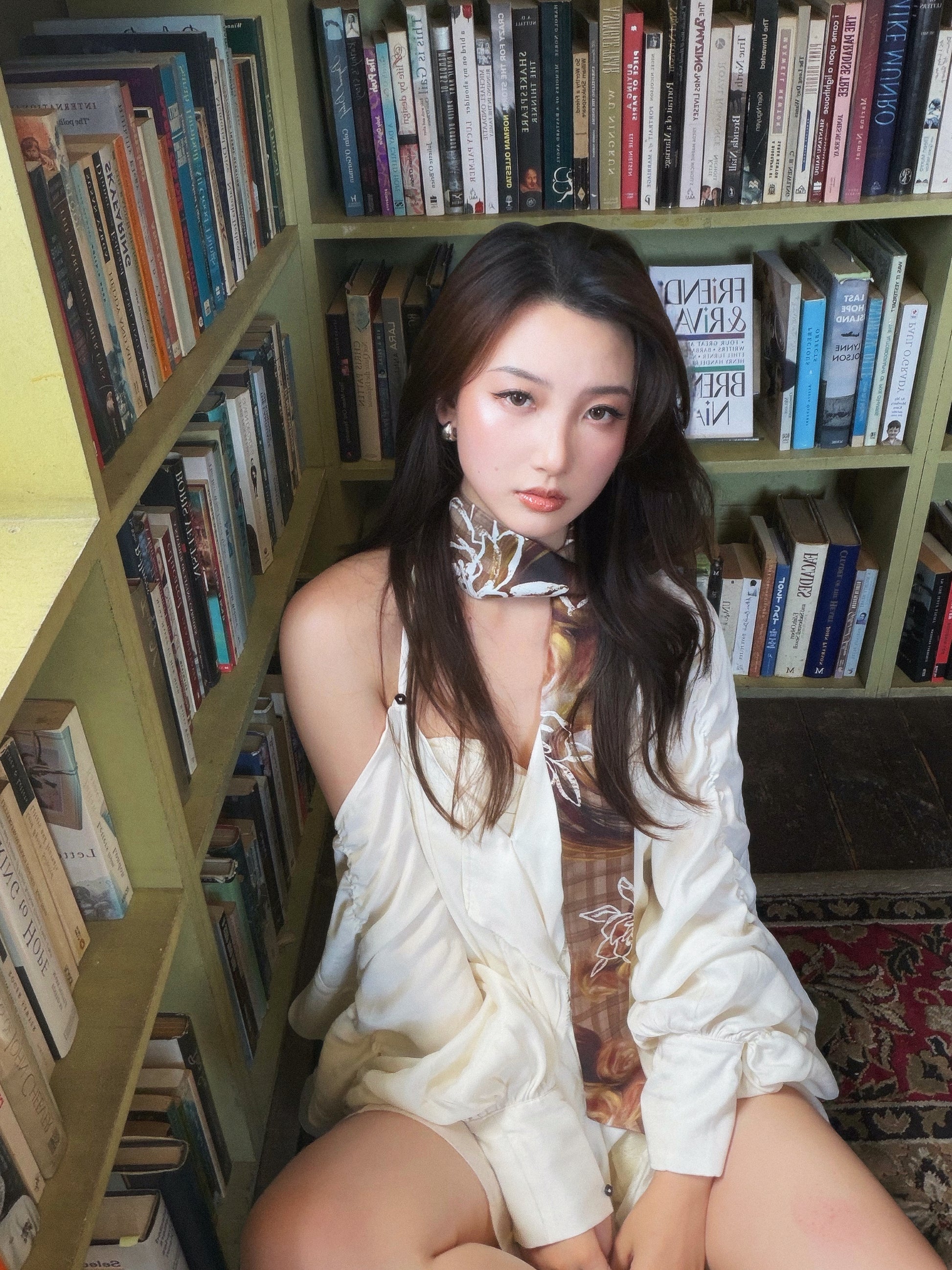 MOOD BOARD 04 - Roses and Plaid Silk Bandeau