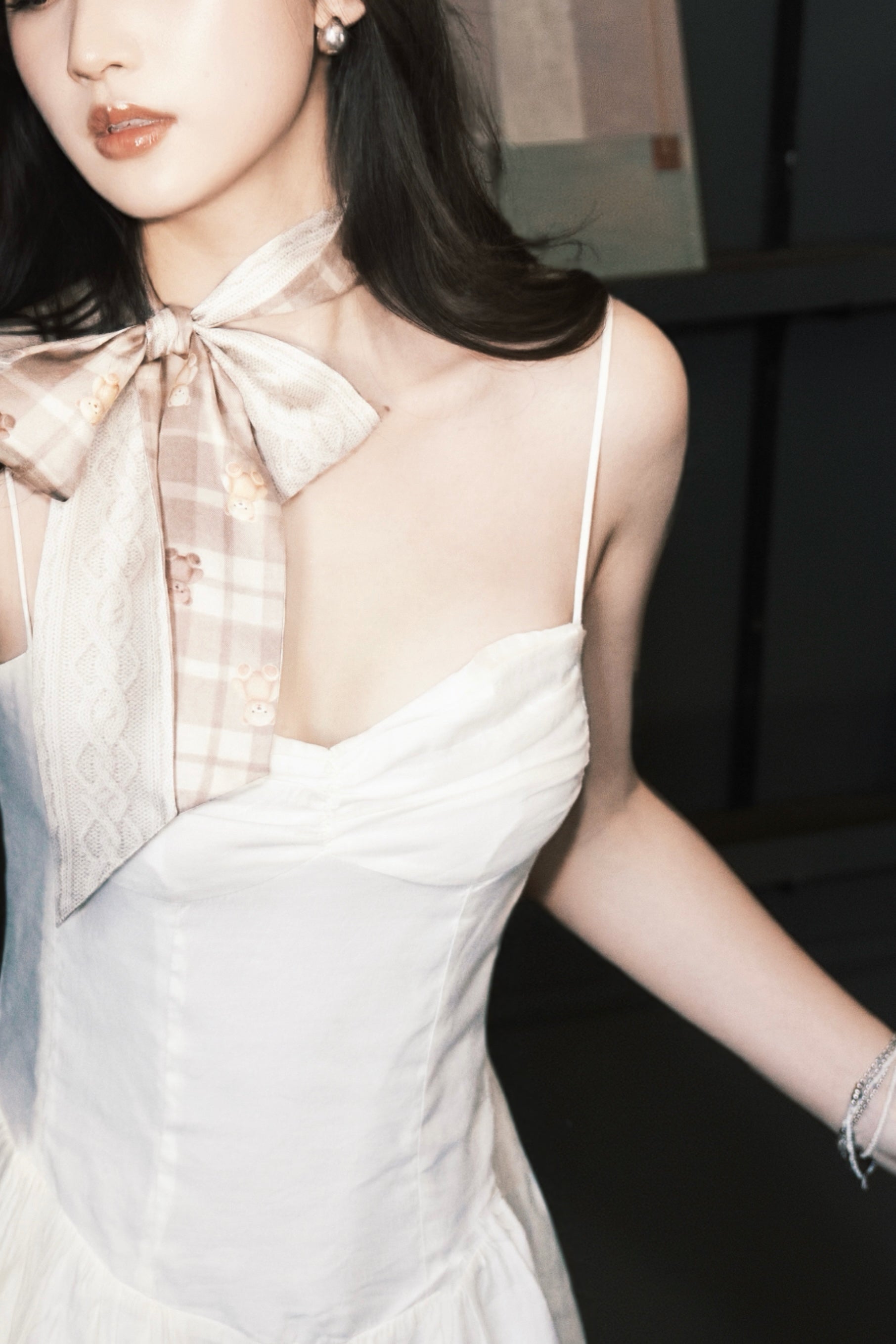 MOOD BOARD 05 - Teddy and Plaid Silk Bandeau