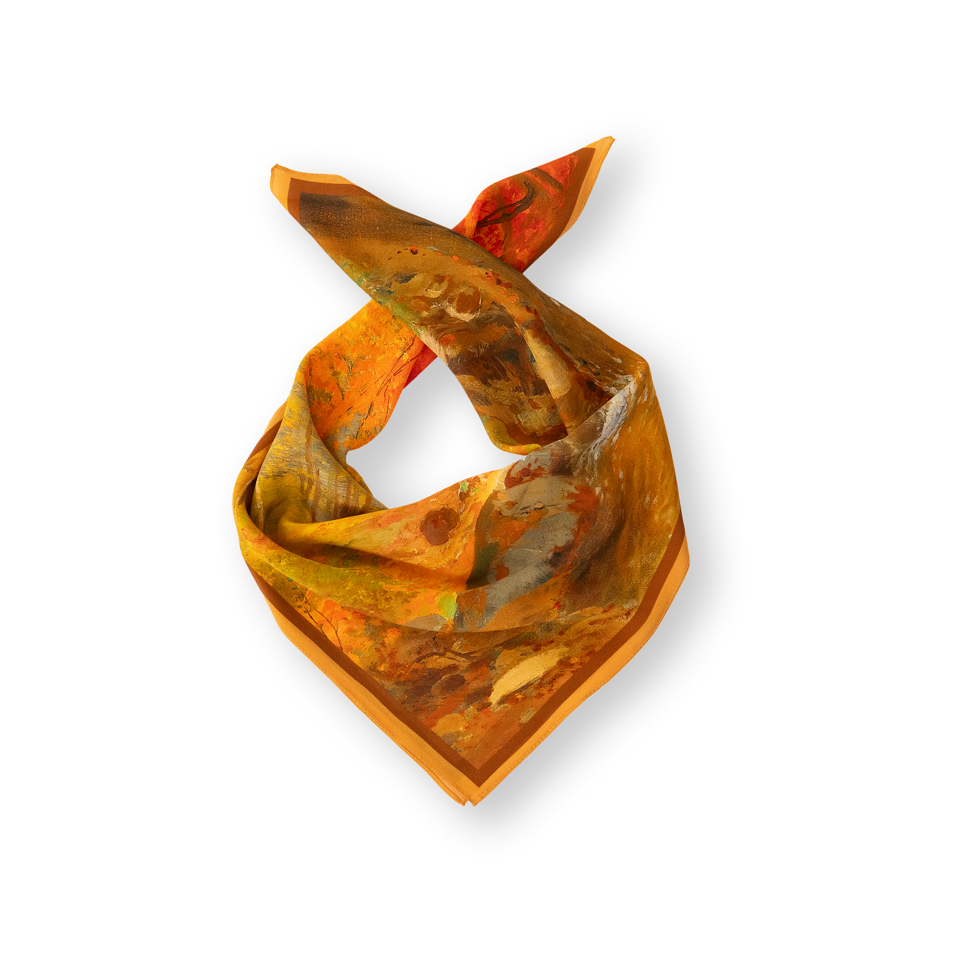 KAIYI 65x65CM Lightweight Crepe de Chine Silk Scarf for Summer Accessory and Gift (SZ65-01)