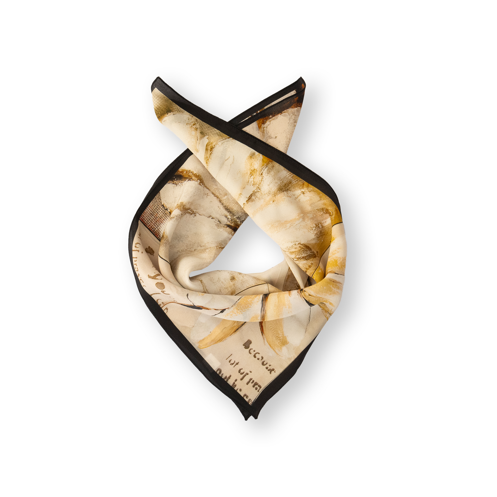 KAIYI 65x65CM Lightweight Crepe de Chine Silk Scarf for Summer Accessory and Gift (SZ65-04)