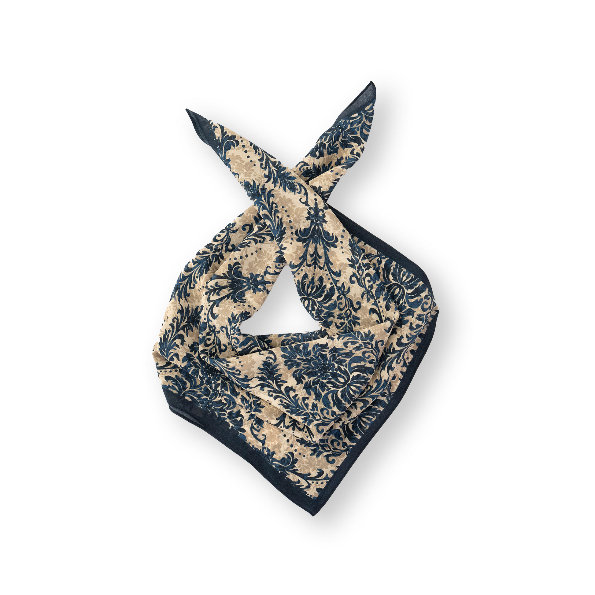 KAIYI 65x65CM Lightweight Crepe de Chine Silk Scarf for Summer Accessory and Gift (SZ65-10)