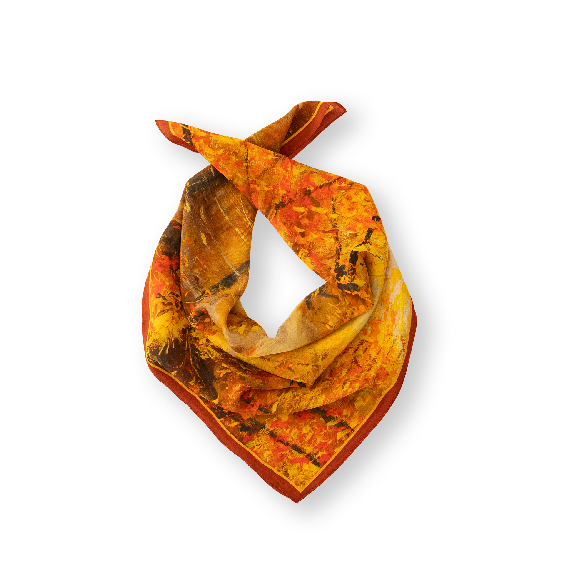 KAIYI 65x65CM Lightweight Crepe de Chine Silk Scarf for Summer Accessory and Gift (SZ65-16)