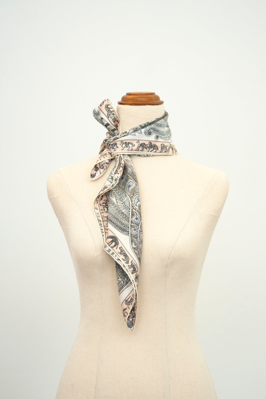 KAIYI 65x65CM 100% Twill Silk Double-sided Scarf for Woman Fashion and Gift (T65-11)