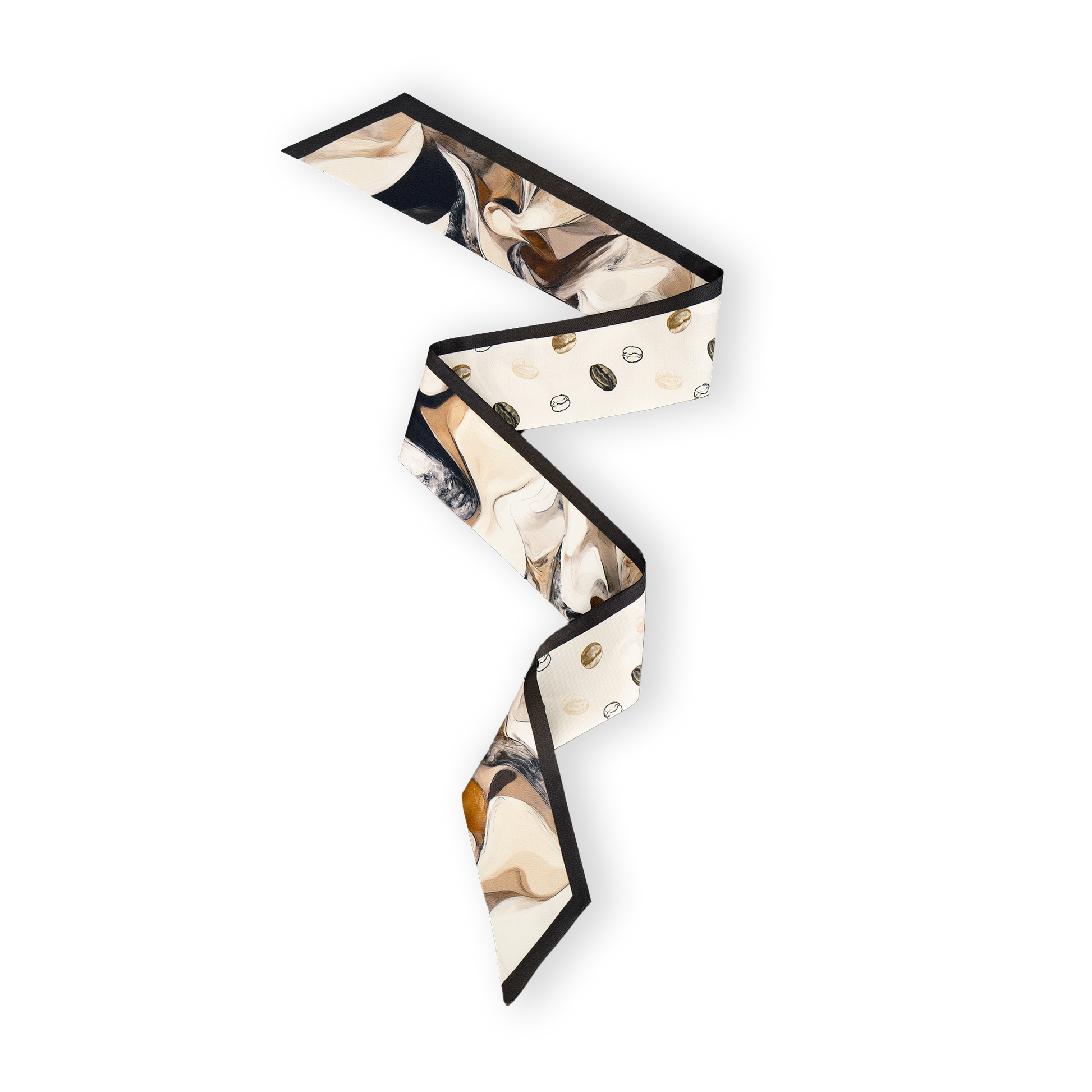 "Bean There" Silk Twilly