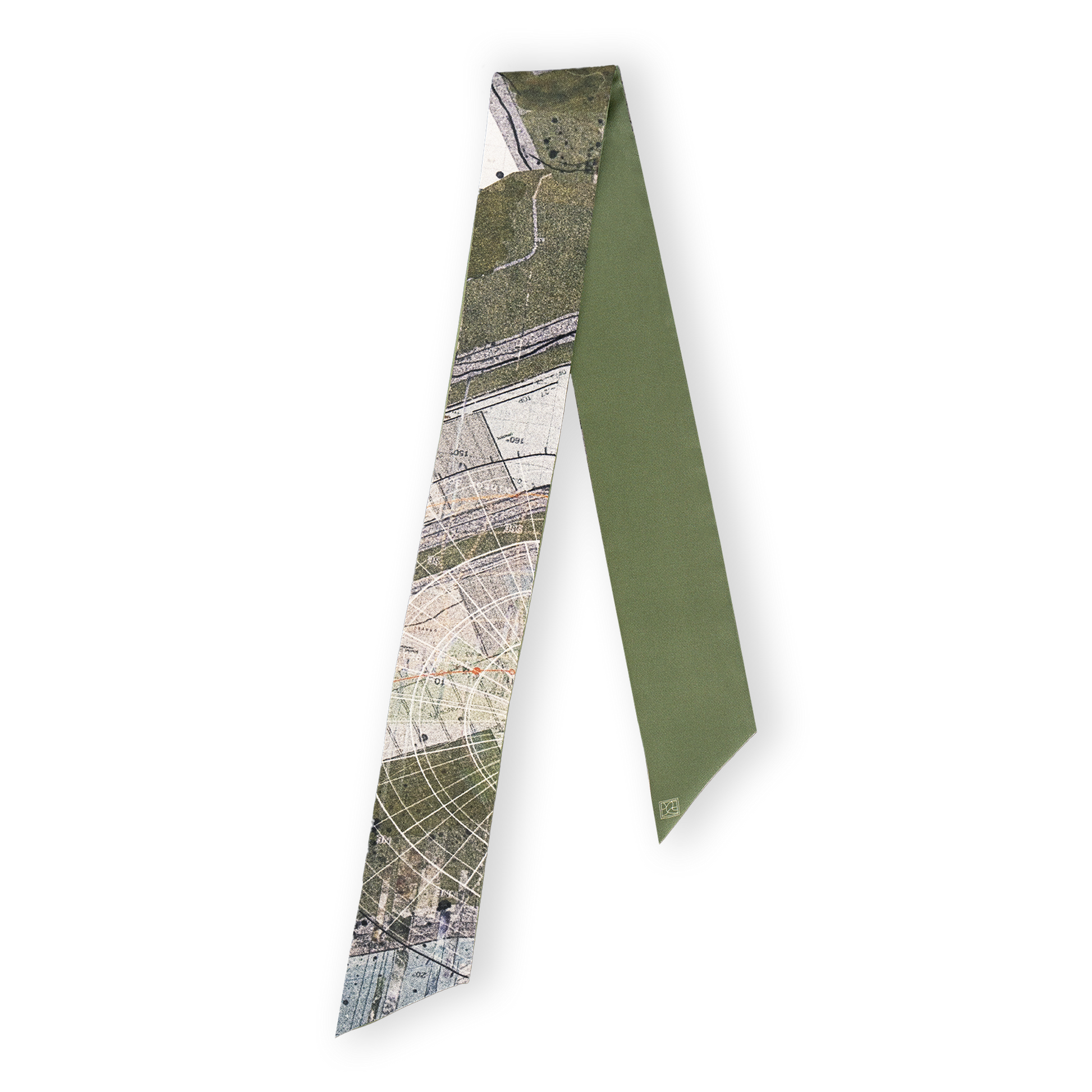 "Cockatoo Island Scent" Silk Twilly