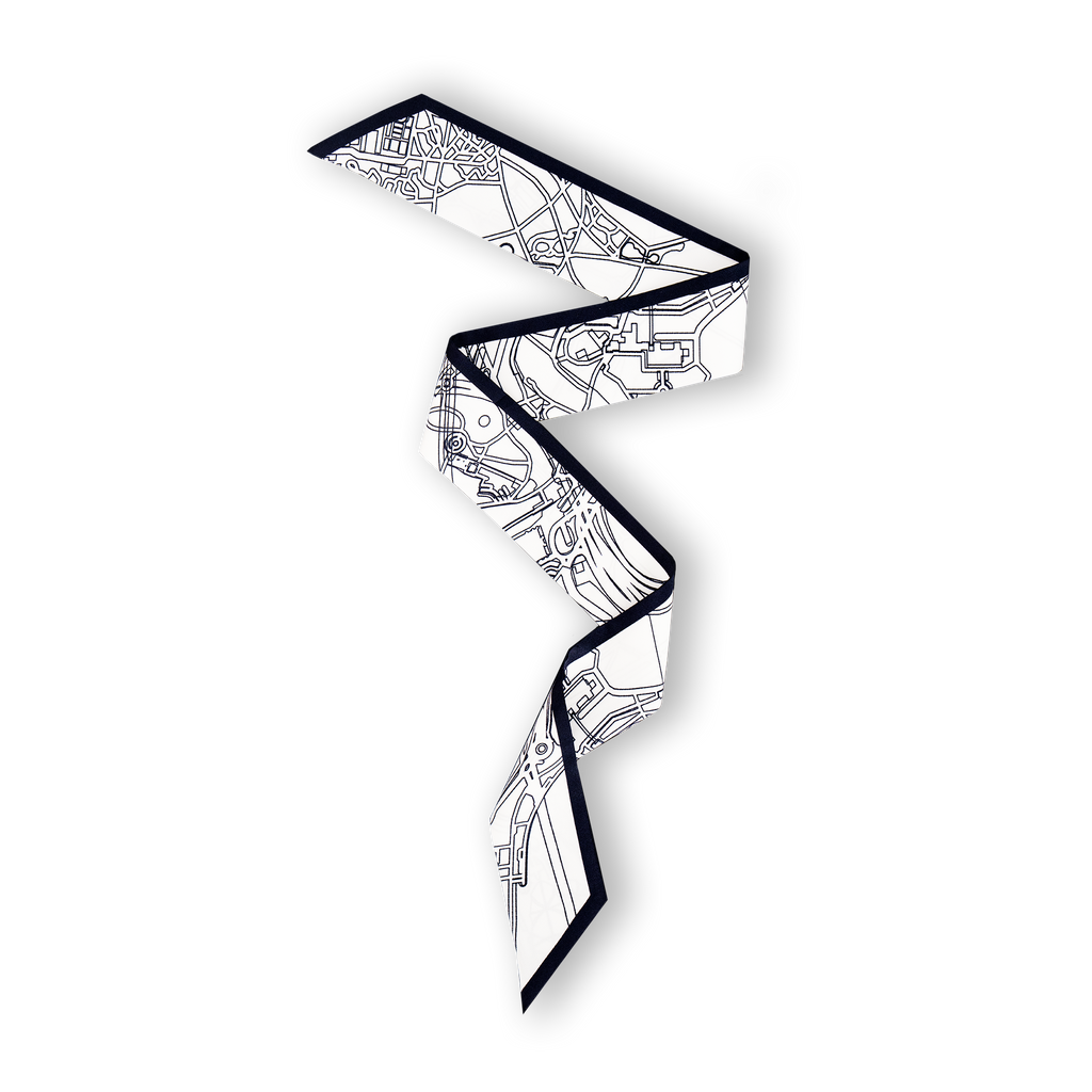 "Sydney" Silk Twilly