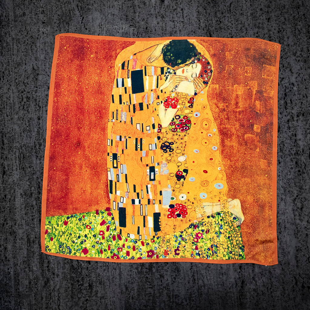 KAIYI 53x53CM 100% Pure Silk Scarf for Women Fashion and Gift (Artsy13)