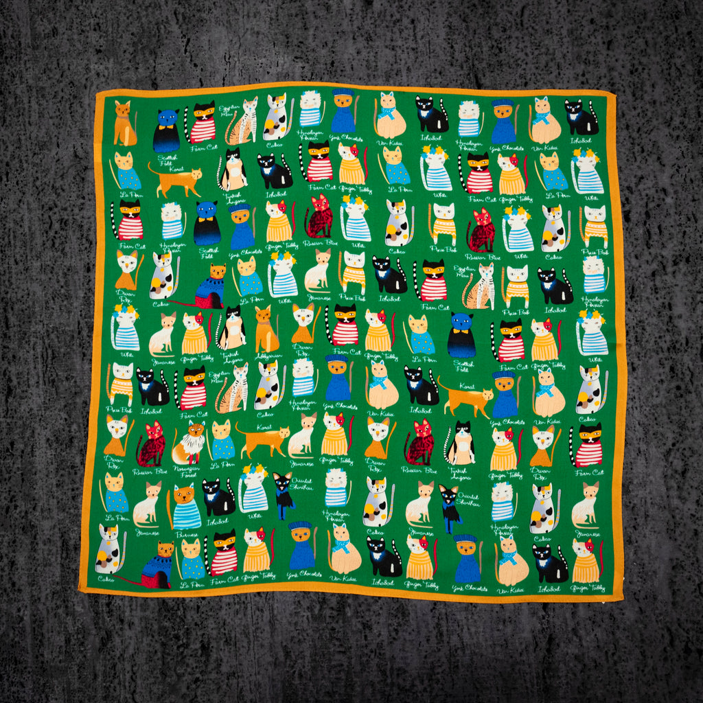 KAIYI 53x53CM 100% Pure Silk Scarf for Women Fashion and Gift (Cute05)
