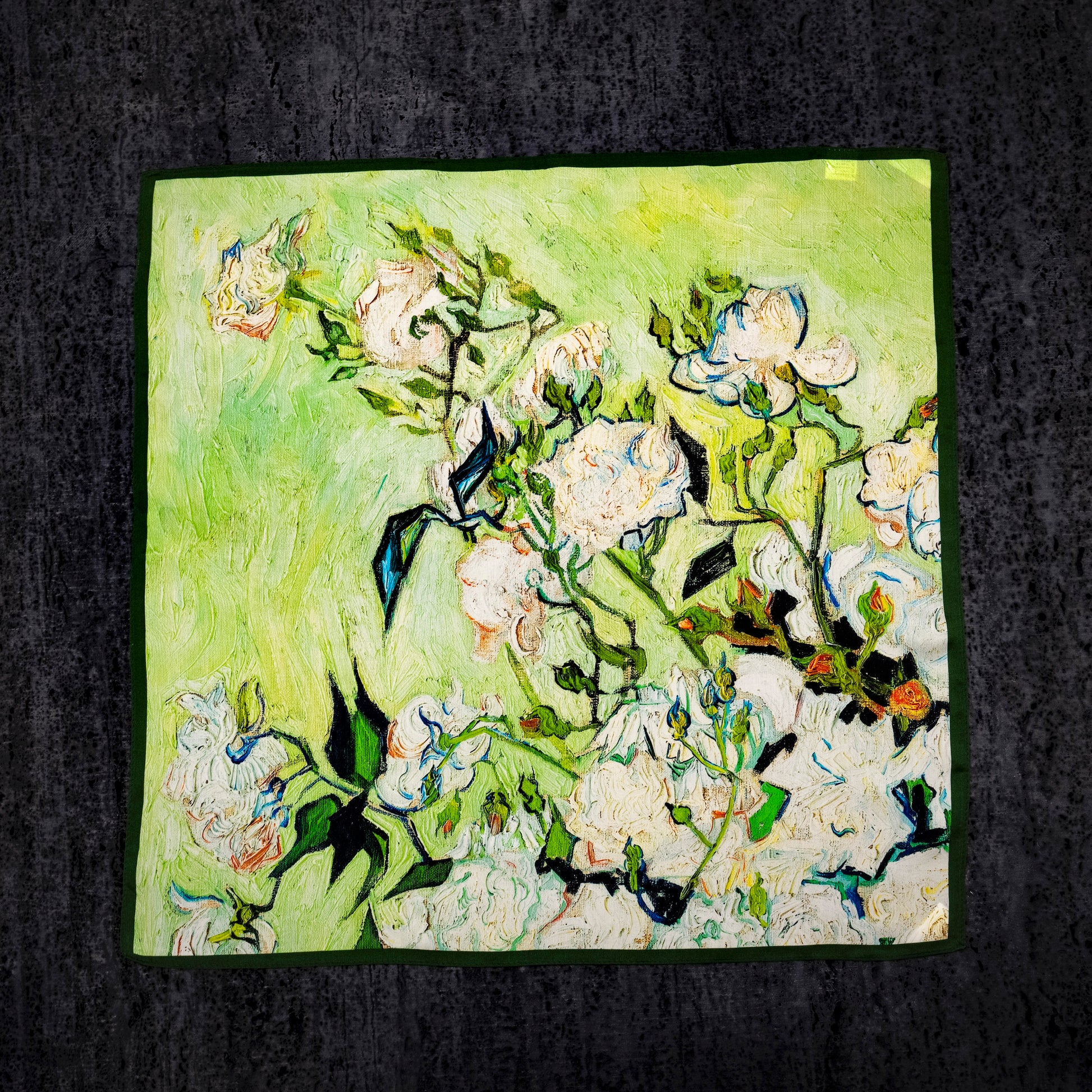KAIYI 53x53CM 100% Pure Silk Scarf for Women Fashion and Gift (Artsy12)