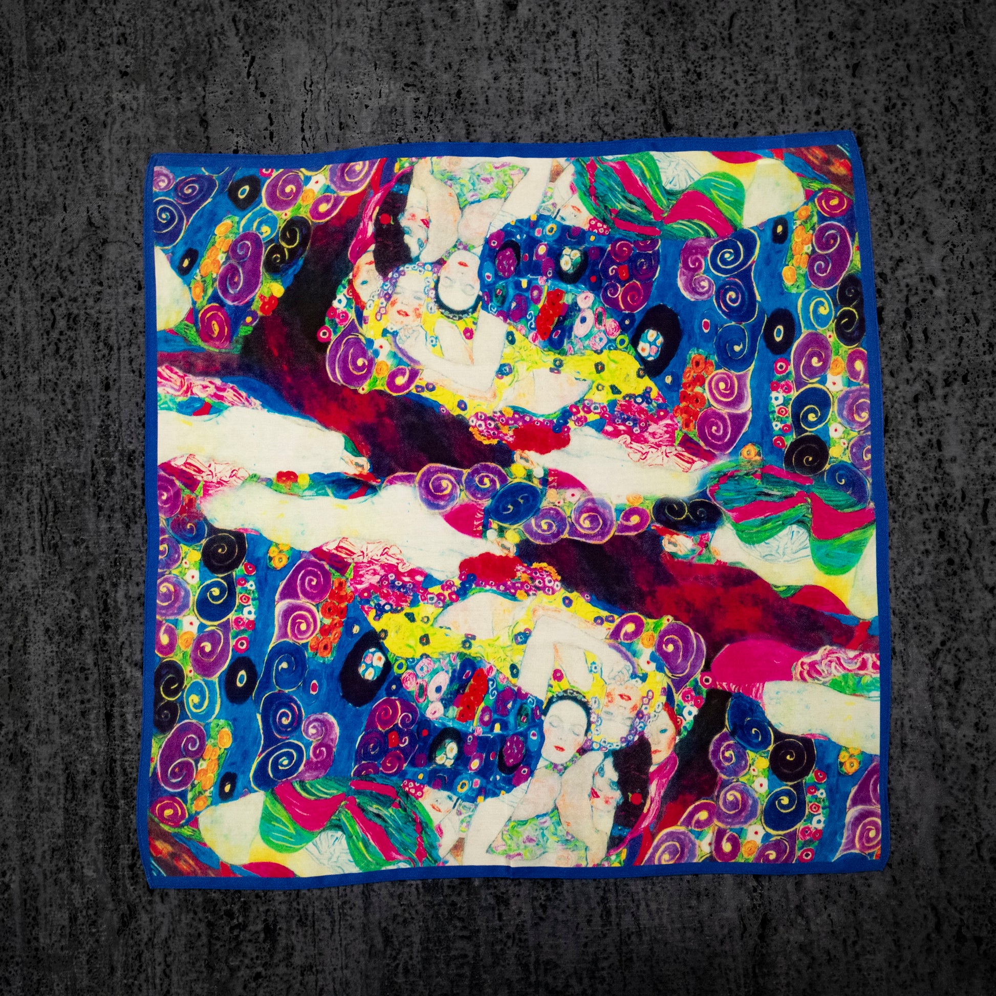 KAIYI 53x53CM 100% Pure Silk Scarf for Women Fashion and Gift (Luxurious08)