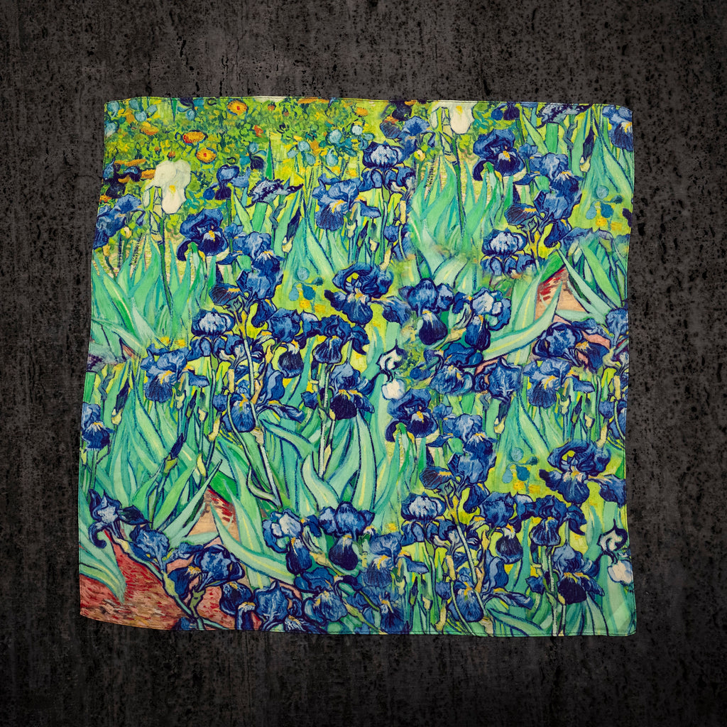 KAIYI 53x53CM 100% Pure Silk Scarf for Women Fashion and Gift (Artsy06)