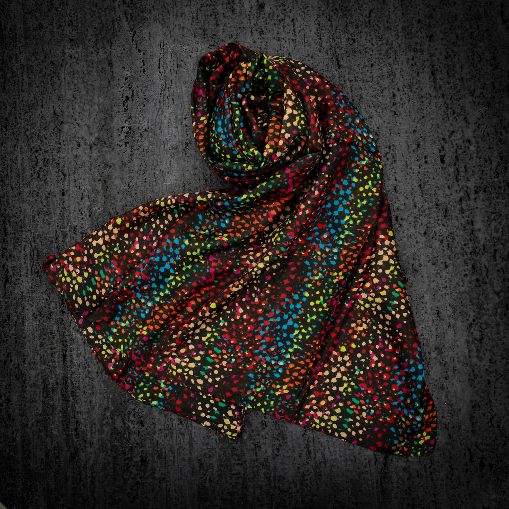 KAIYI 110x170CM 100% Pure Paj Silk Scarf in Abstract Print for Women Fashion and Gift (PAJ01)