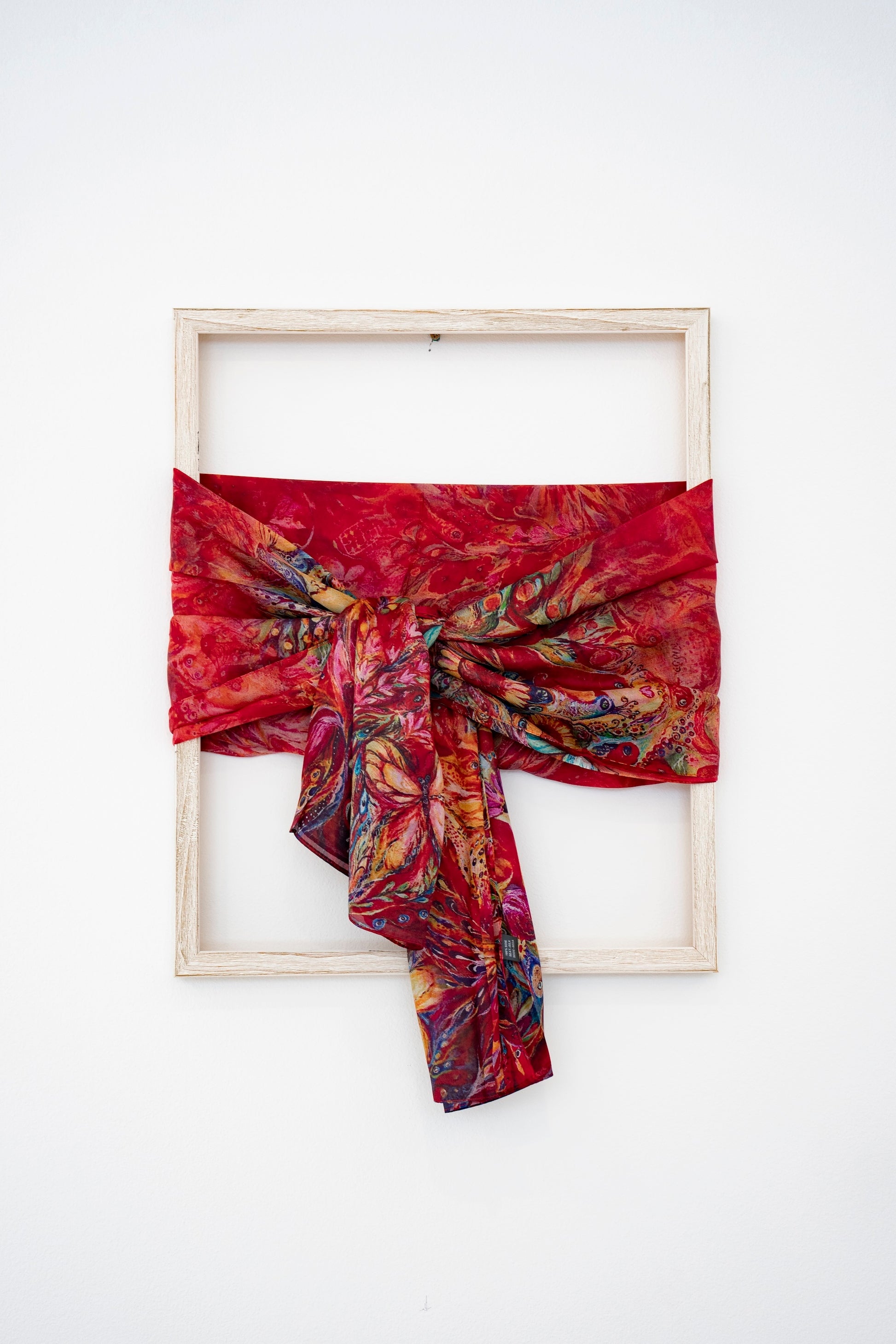 KAIYI 110x170CM 100% Pure Paj Silk Scarf in Oil Print for Women Fashion and Gift (PAJ08)
