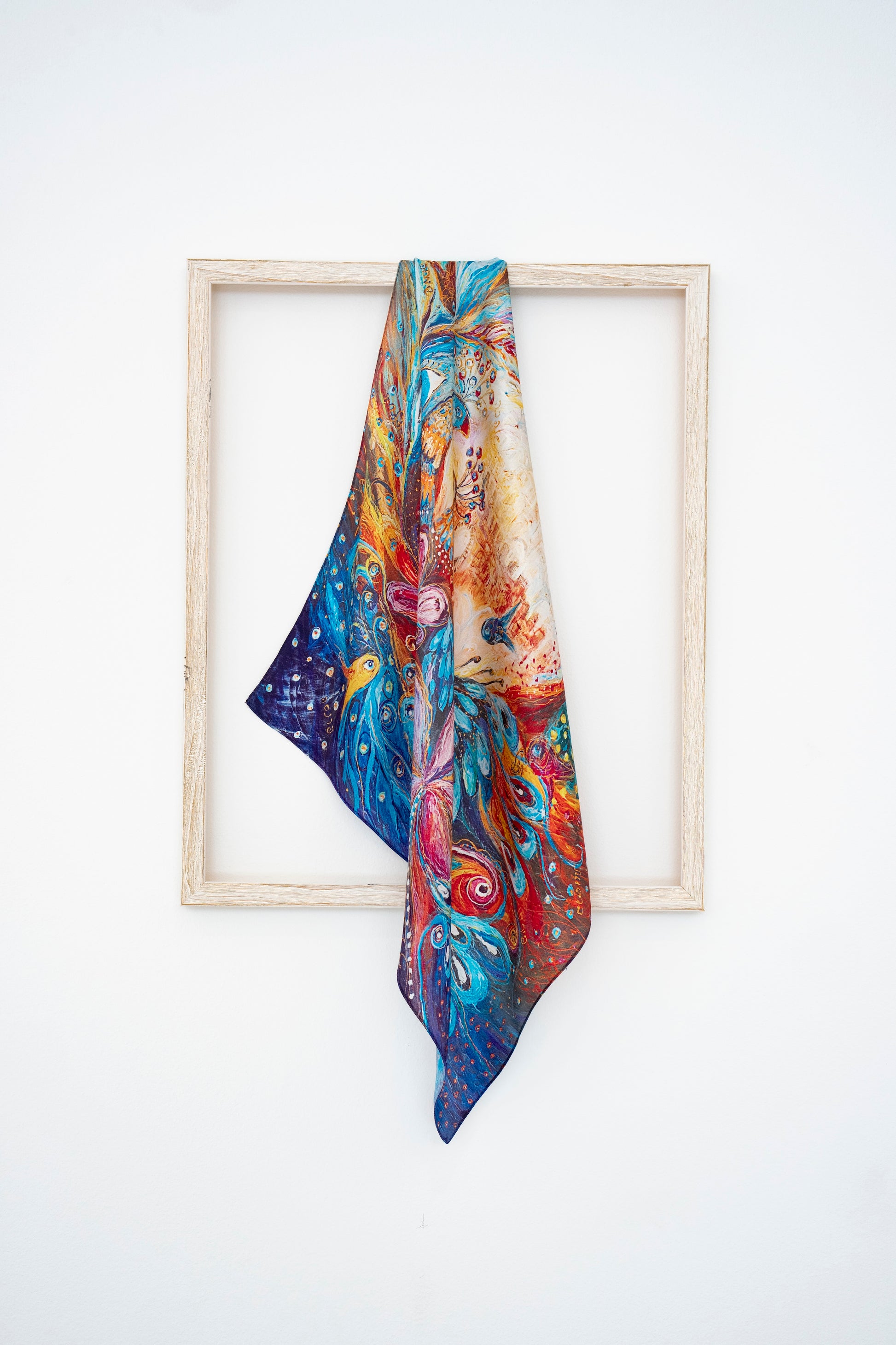 KAIYI 53x53CM 100% Pure Silk Scarf for Women Fashion and Gift (Luxurious01)