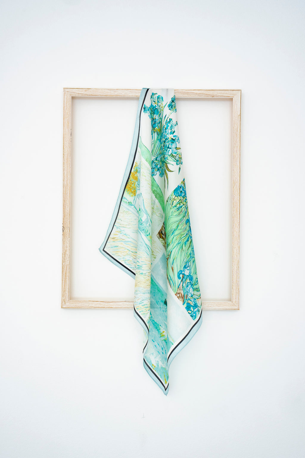 KAIYI 53x53CM 100% Pure Silk Scarf for Women Fashion and Gift (Artsy01)