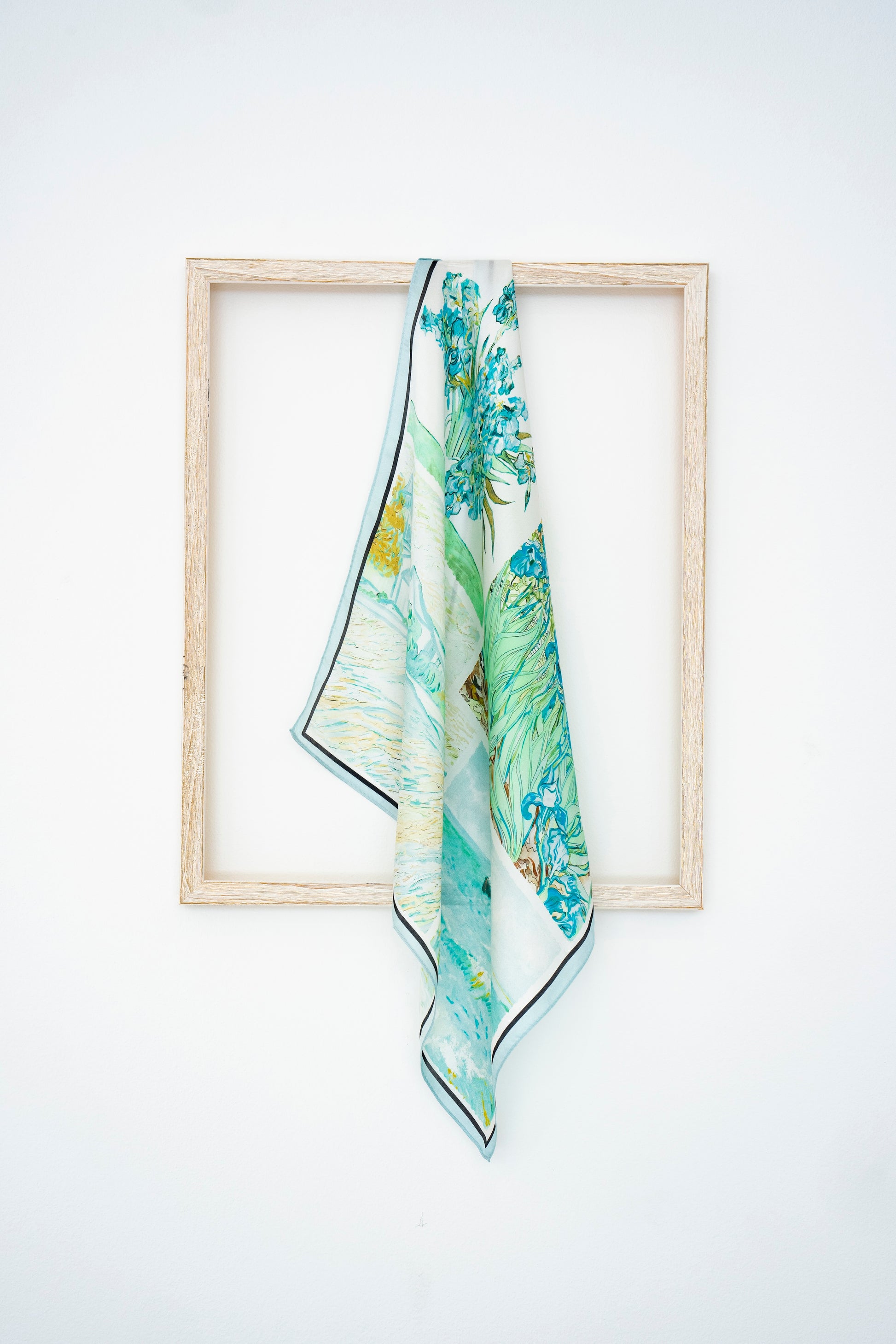 KAIYI 53x53CM 100% Pure Silk Scarf for Women Fashion and Gift (Artsy01)