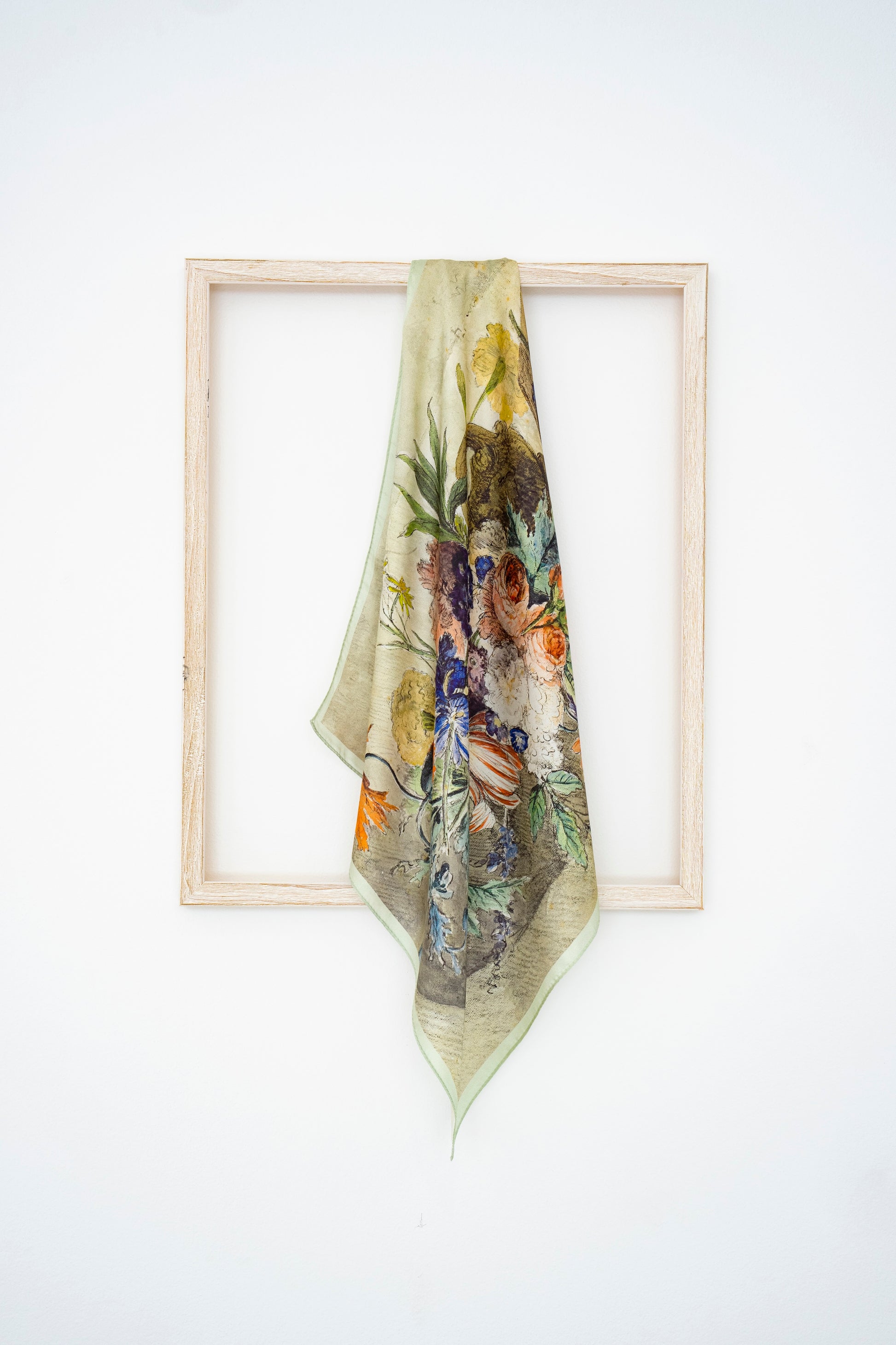 KAIYI 53x53CM 100% Pure Silk Scarf for Women Fashion and Gift (Artsy08)