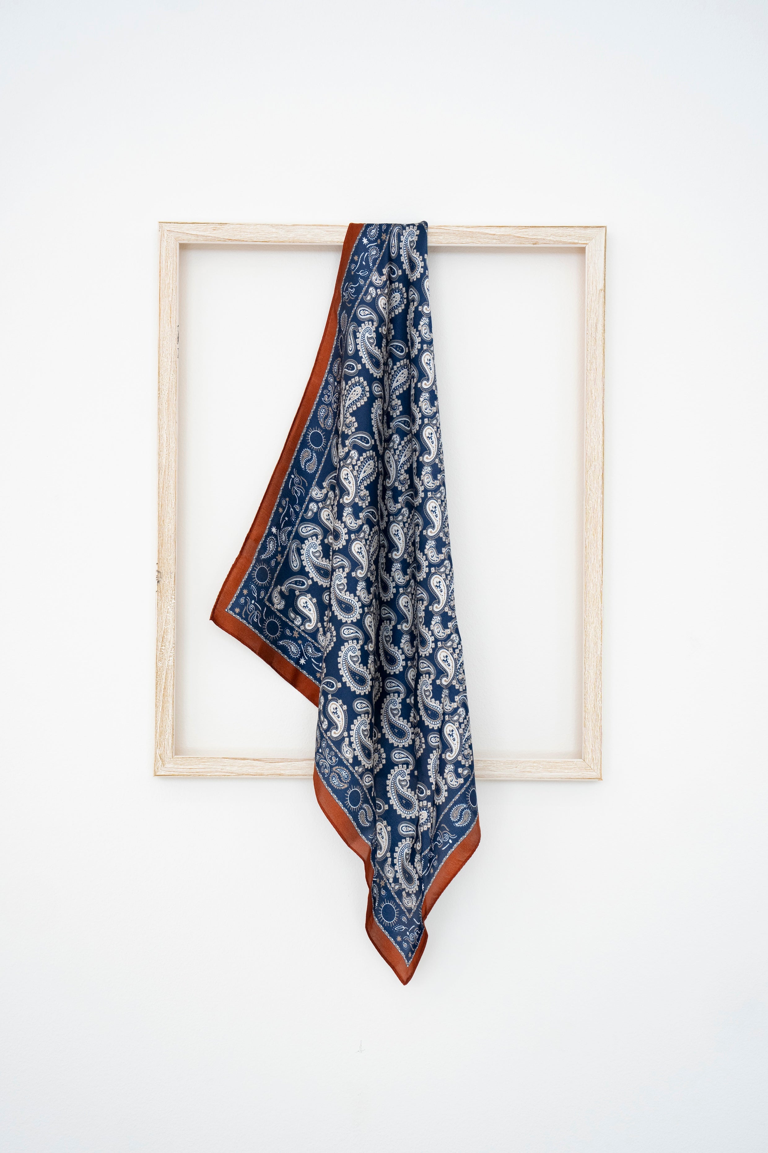 KAIYI 53x53CM 100% Pure Silk Scarf for Women Fashion and Gift (Luxurious06)