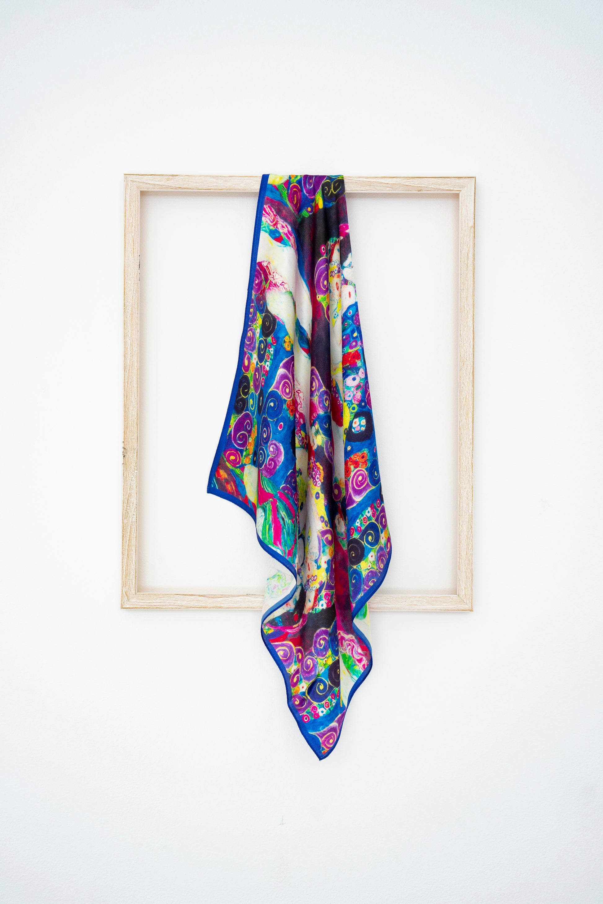 KAIYI 53x53CM 100% Pure Silk Scarf for Women Fashion and Gift (Luxurious08)