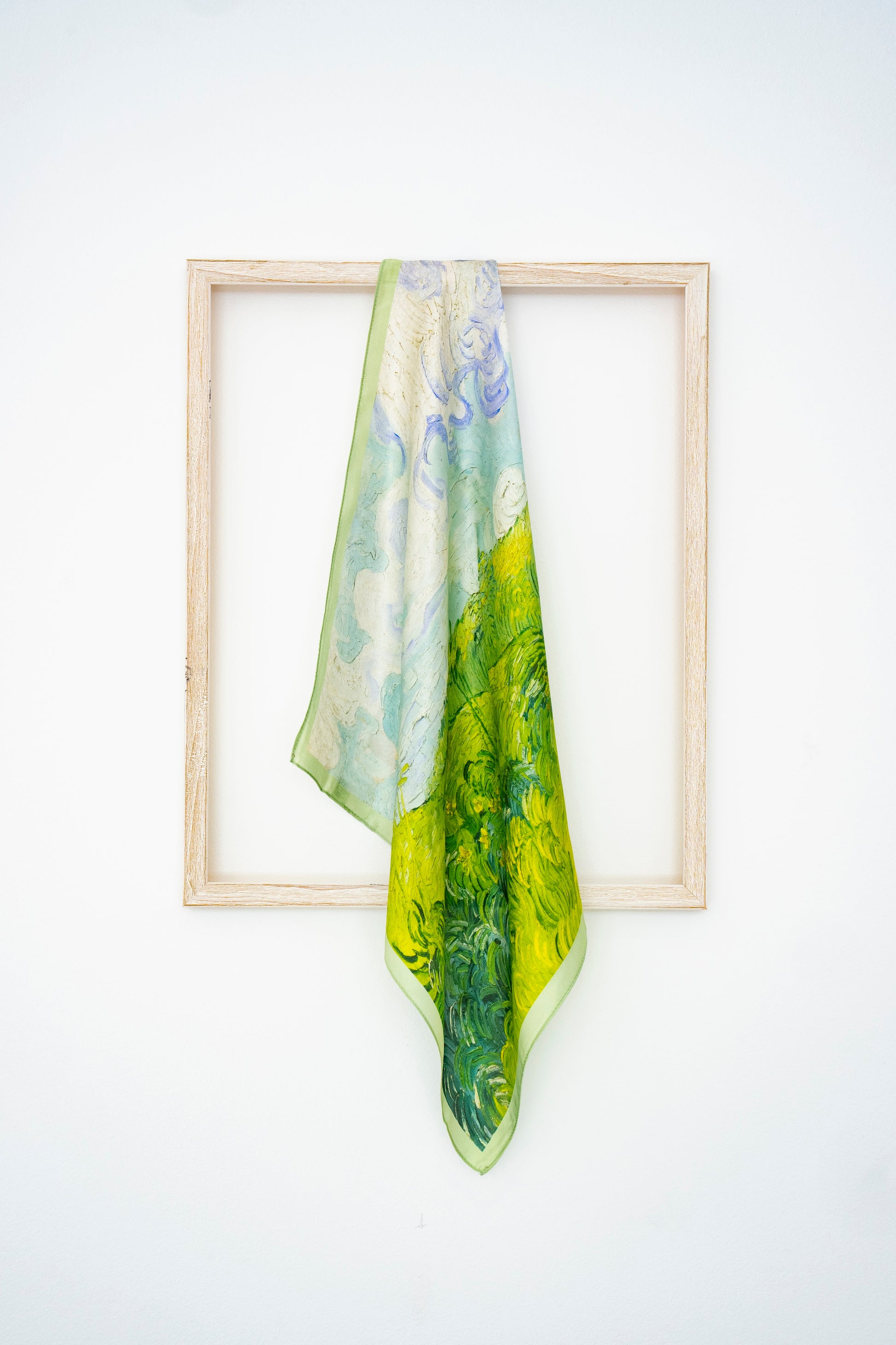 KAIYI 53x53CM 100% Pure Silk Scarf for Women Fashion and Gift (Artsy09)