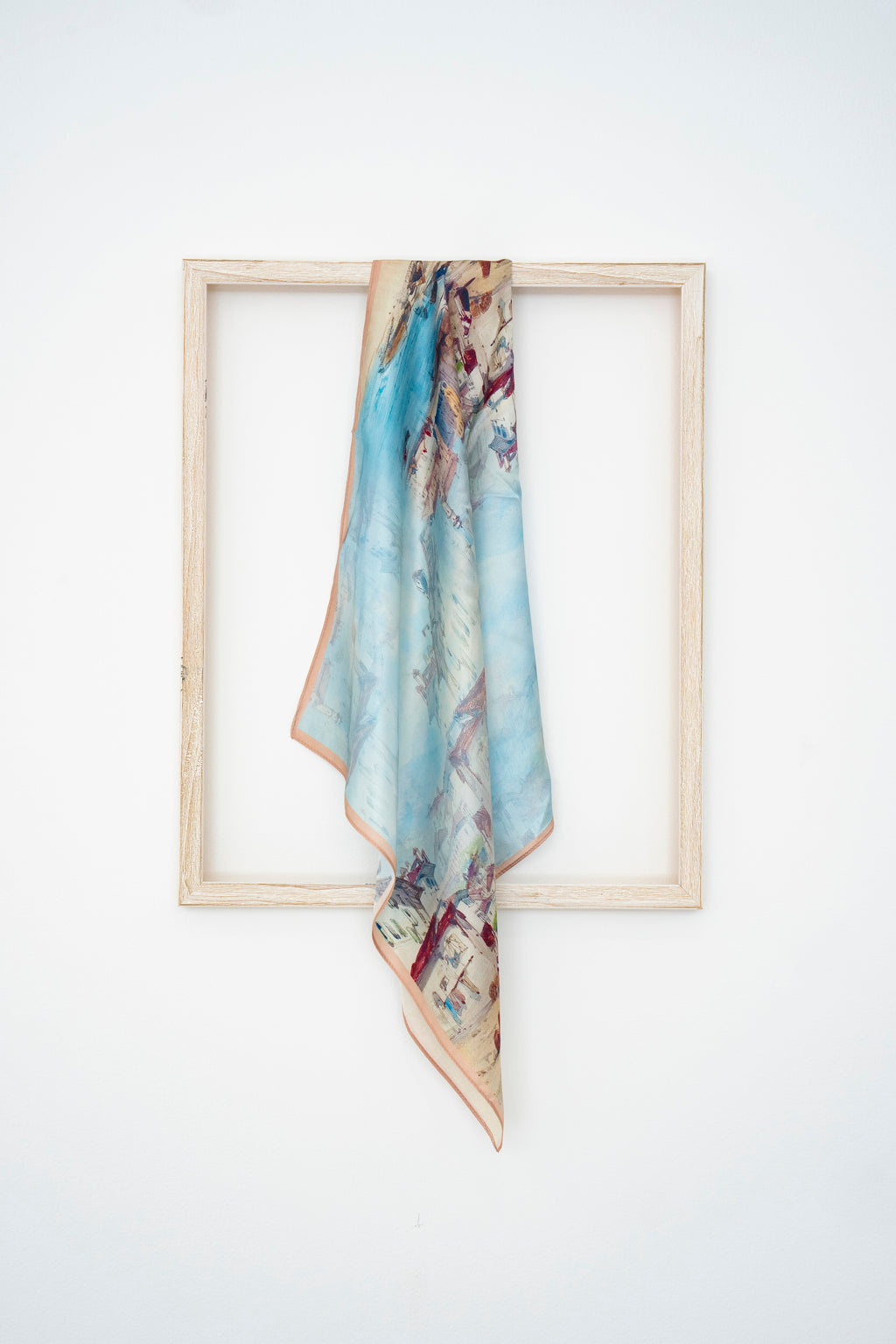 KAIYI 53x53CM 100% Pure Silk Scarf for Women Fashion and Gift (Artsy10)