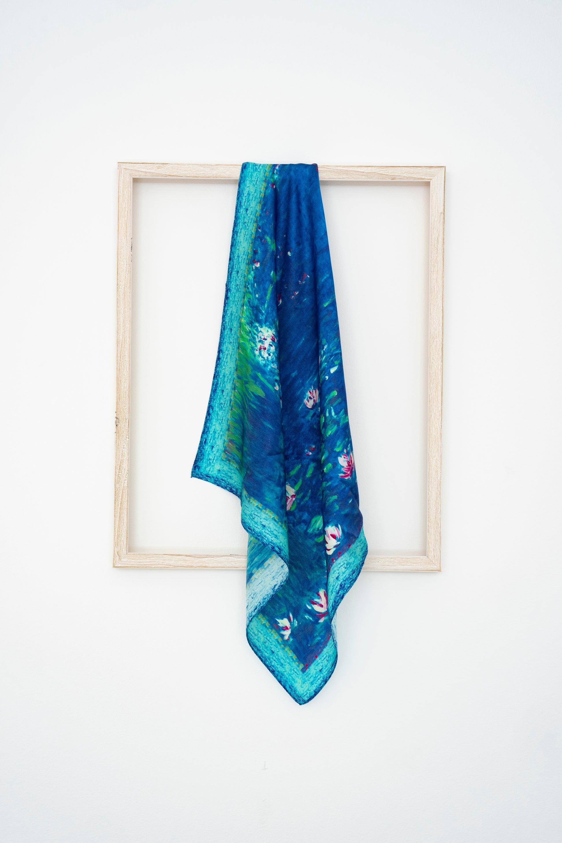 KAIYI 53x53CM 100% Pure Silk Scarf for Women Fashion and Gift (Artsy11)