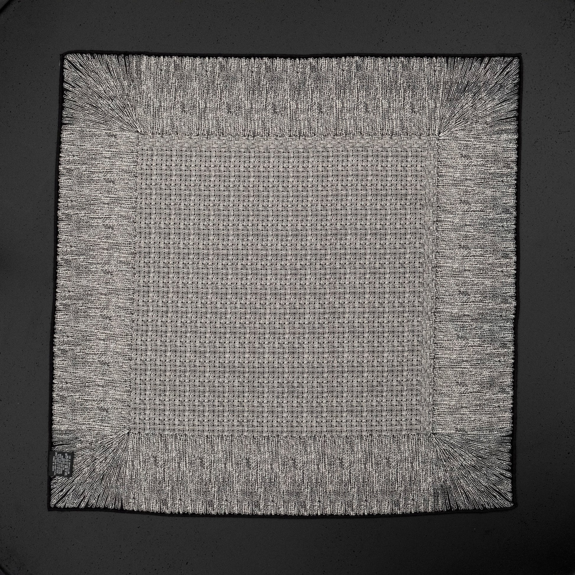 KAIYI 70x70CM Silk-Wool Scarf in Abstract Print for Women Fashion and Gift (SW65-04)