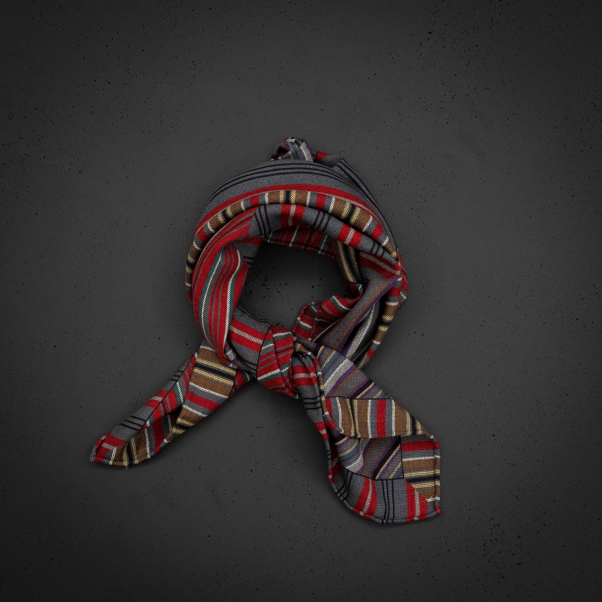 KAIYI 70x70CM Silk-Wool Scarf in Abstract Print for Women Fashion and Gift (SW65-17)