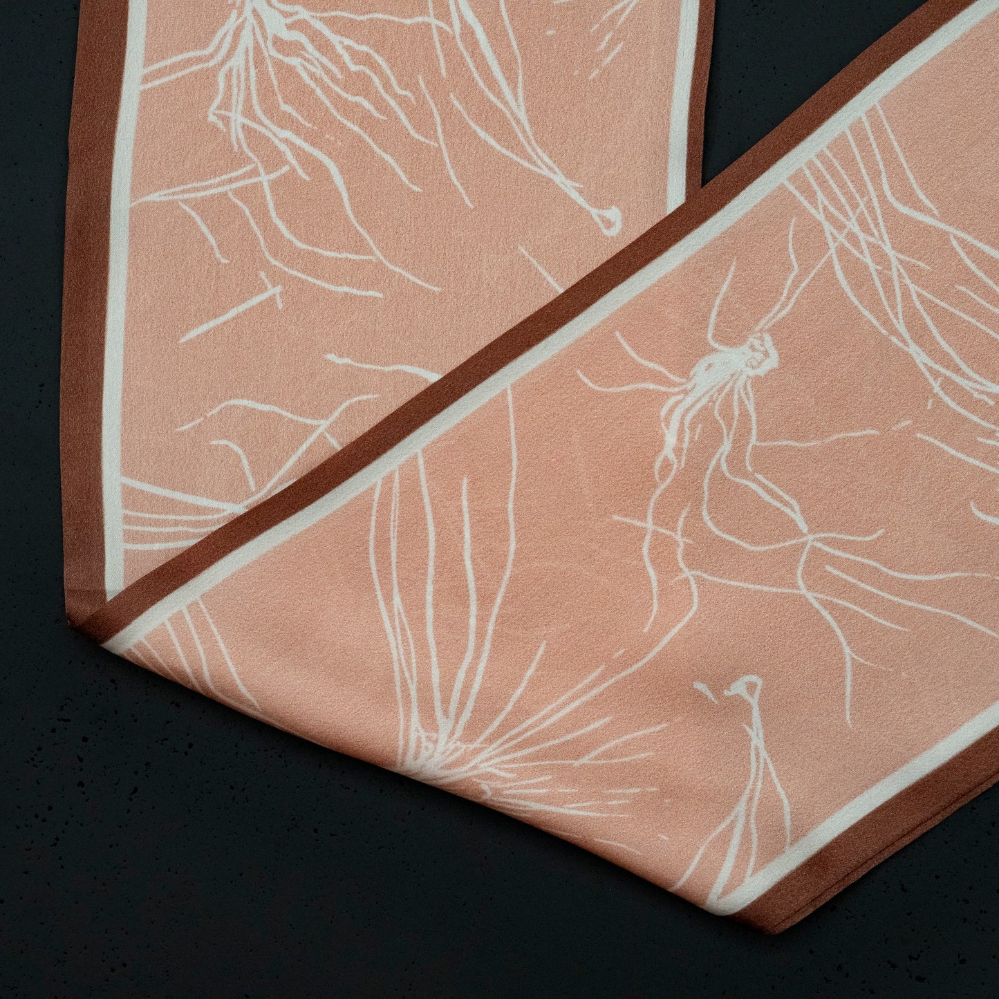 KAIYI 17x150CM 100% Pure Silk Scarf in Abstract Print for Women Fashion and Gift