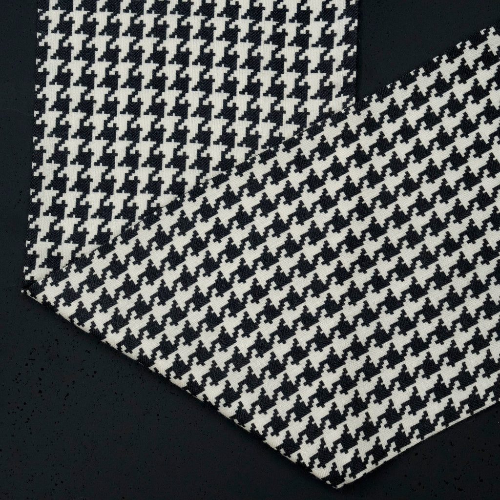 KAIYI 15x150CM Silk-Wool Scarf in Double-Sided Luxurious Print for Women Fashion and Gift (SW15-08)