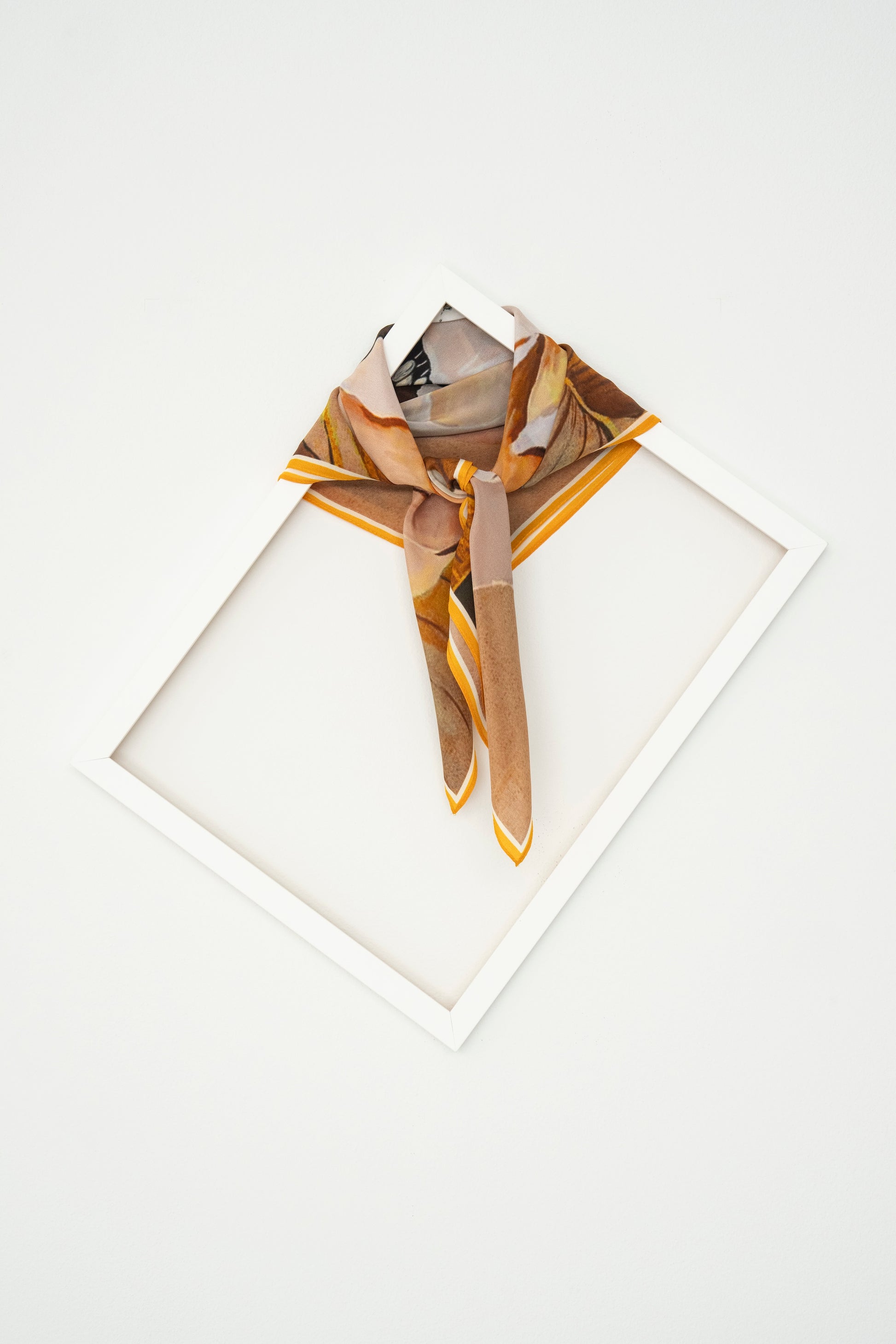 KAIYI 65x65CM Lightweight Crepe de Chine Silk Scarf for Summer Accessory and Gift (SZ65-12)