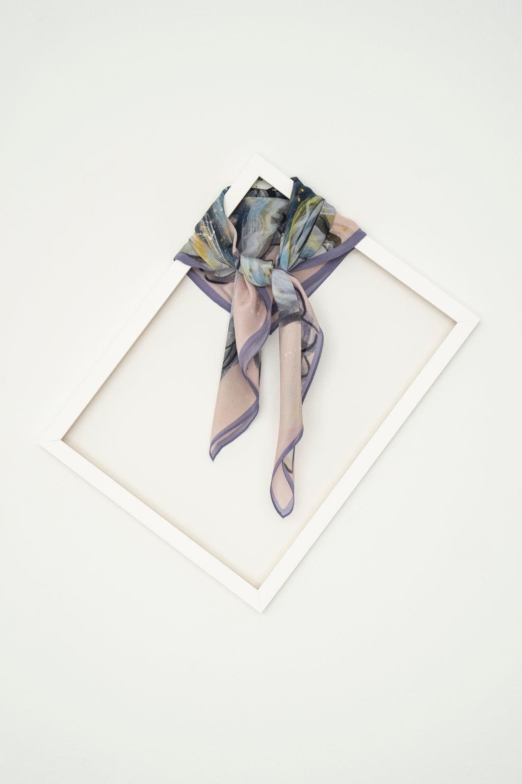 KAIYI 65x65CM Lightweight Crepe de Chine Silk Scarf for Summer Accessory and Gift (SZ65-03)