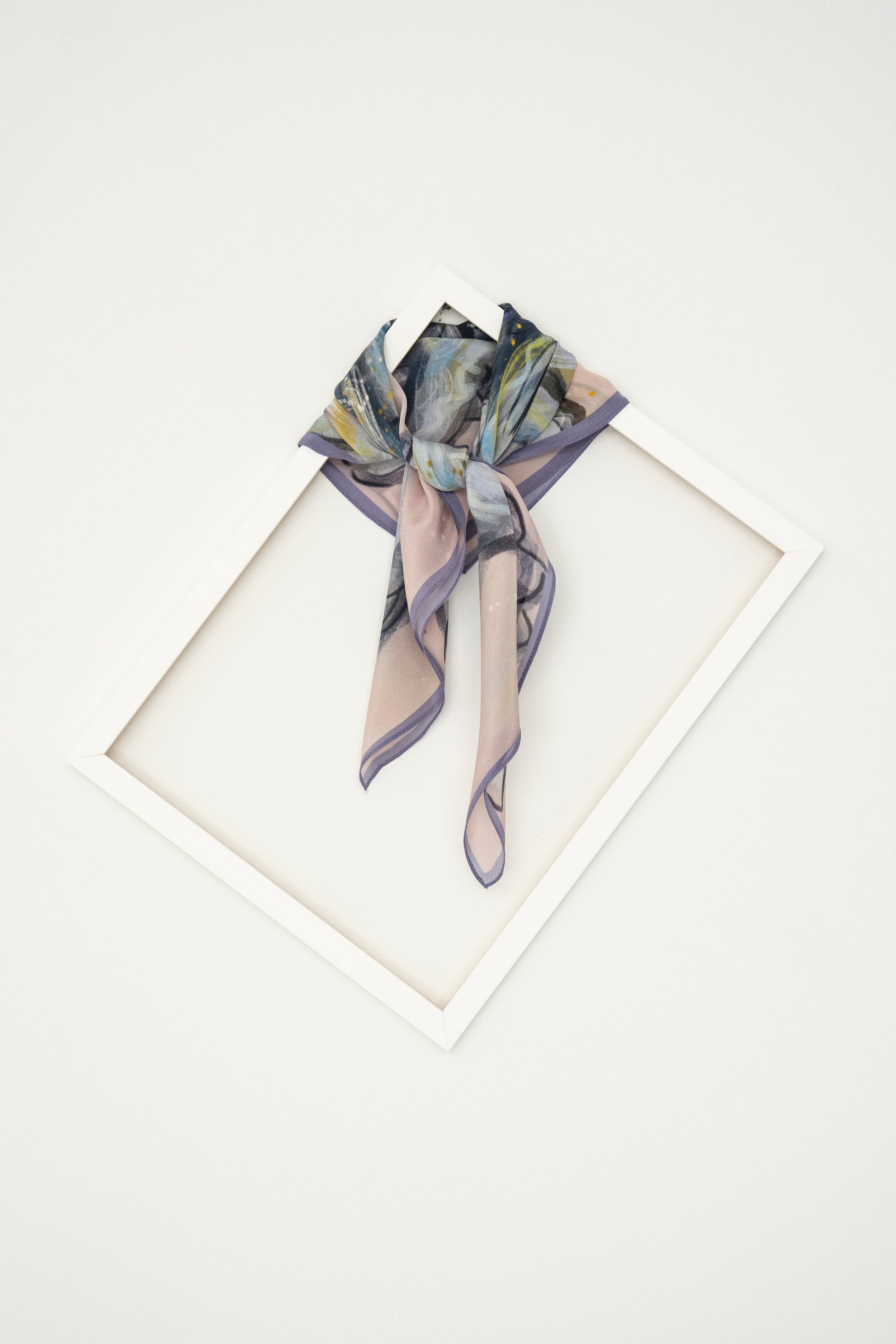 KAIYI 65x65CM Lightweight Crepe de Chine Silk Scarf for Summer Accessory and Gift (SZ65-03)