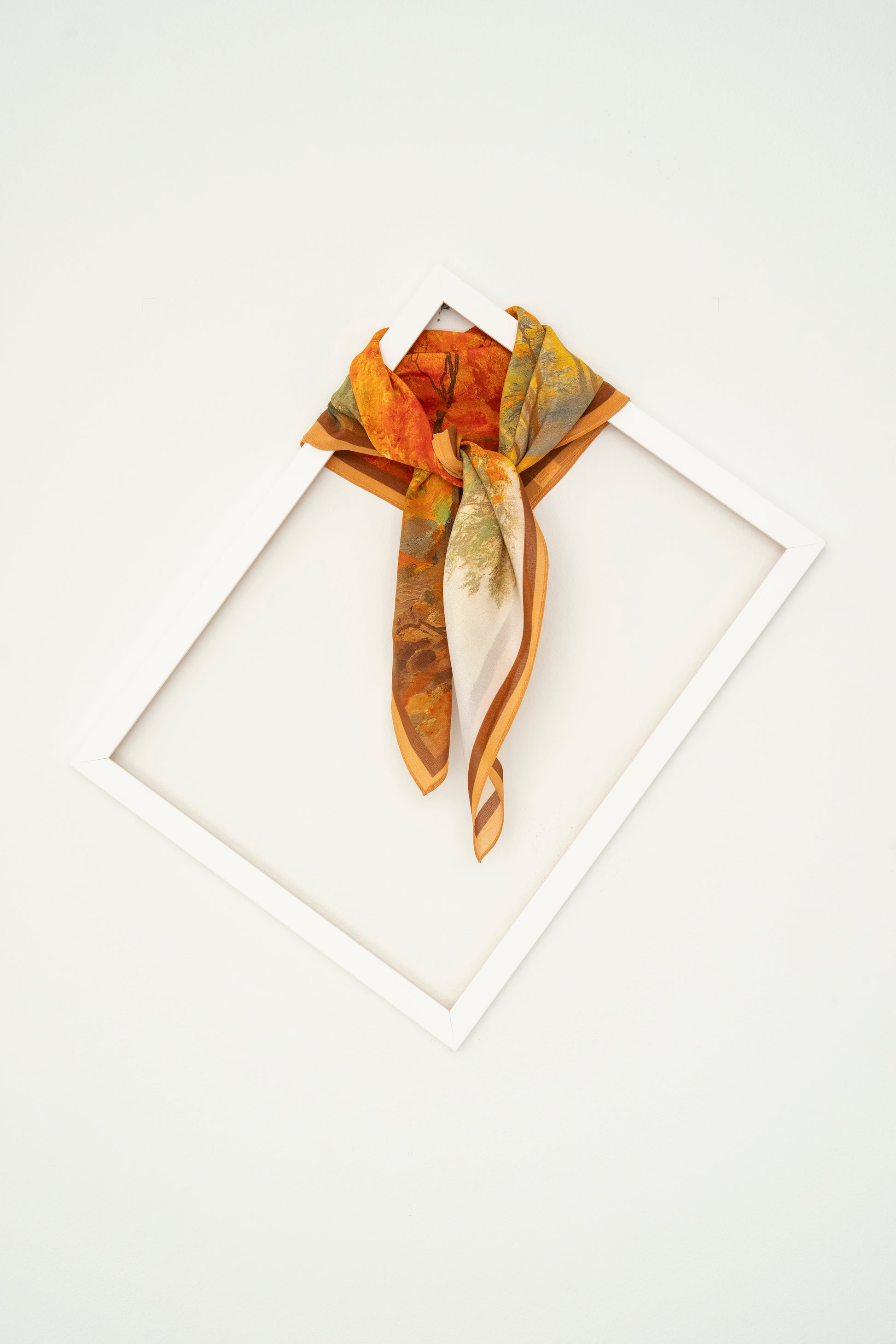 KAIYI 65x65CM Lightweight Crepe de Chine Silk Scarf for Summer Accessory and Gift (SZ65-01)