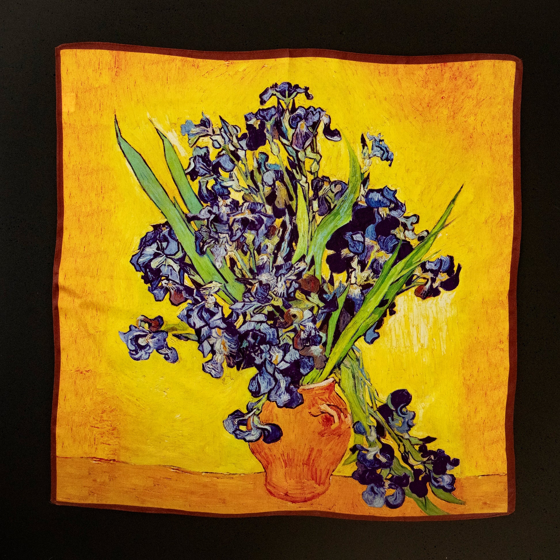 KAIYI 53x53CM 100% Pure Silk Scarf for Women Fashion and Gift (Artsy16)