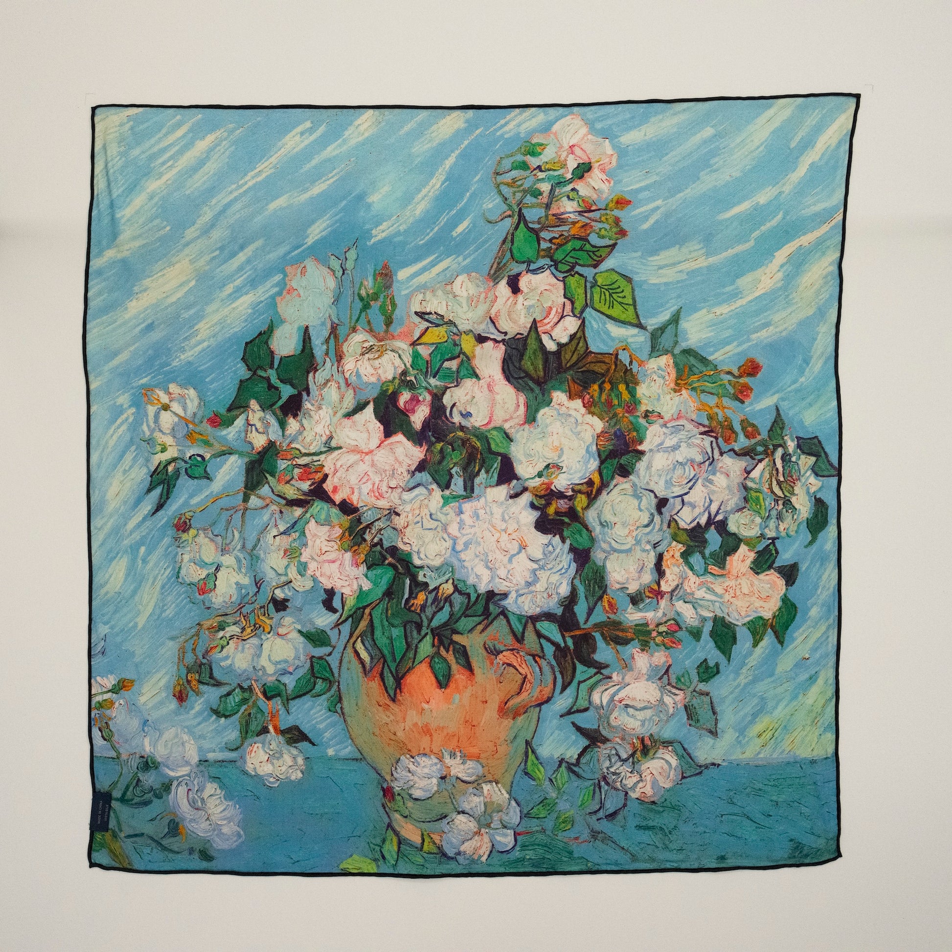 KAIYI 65x65CM 100% Twill Silk Double-sided Scarf for Woman Fashion and Gift (T65-09)