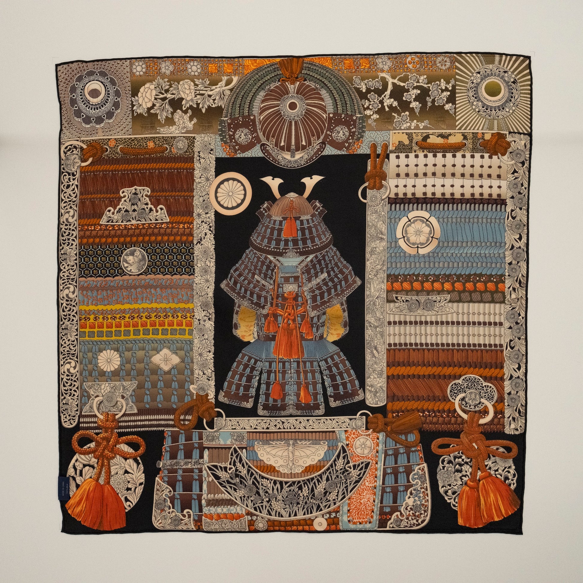KAIYI 65x65CM 100% Twill Silk Double-sided Scarf for Woman Fashion and Gift (T65-06)