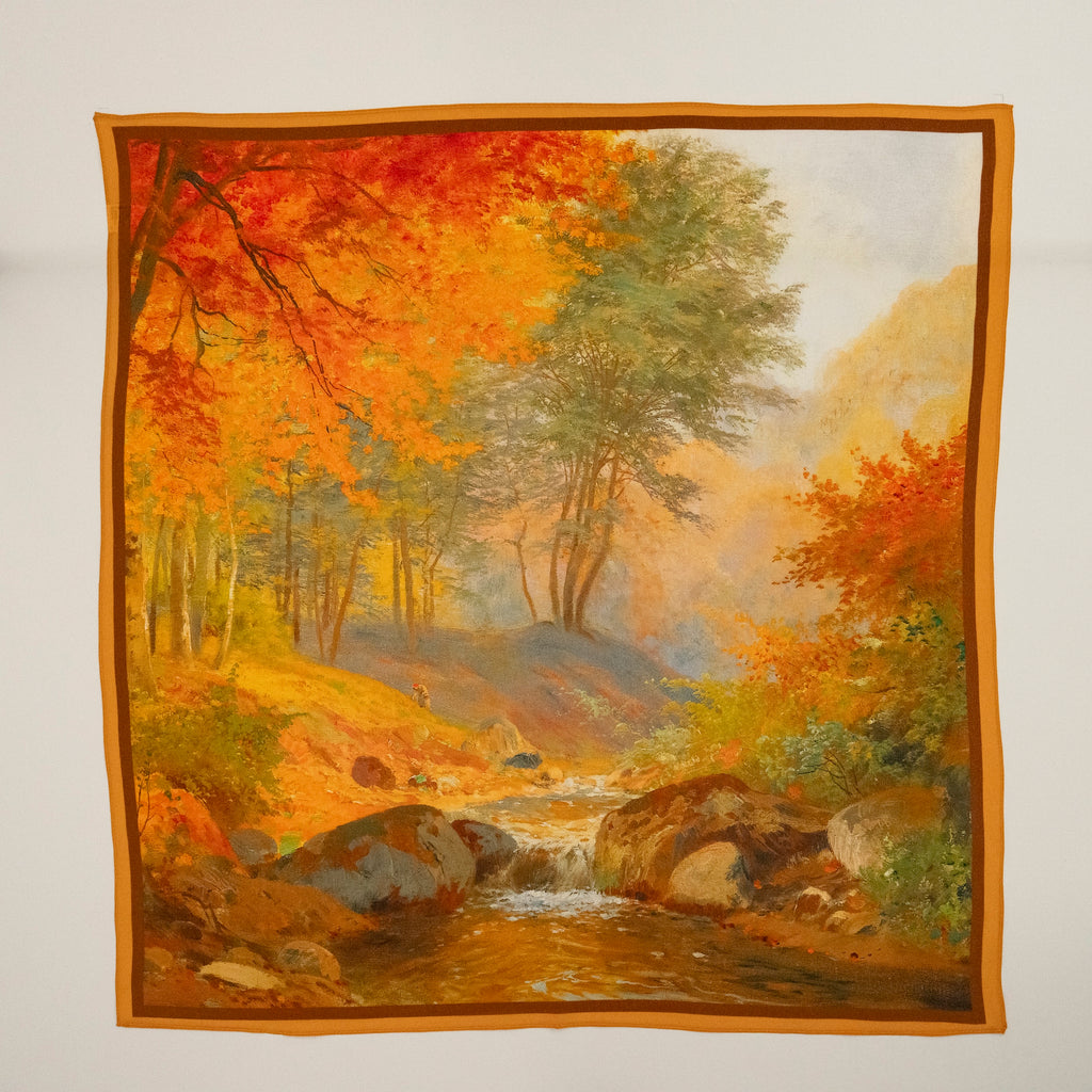 KAIYI 65x65CM Lightweight Crepe de Chine Silk Scarf for Summer Accessory and Gift (SZ65-01)