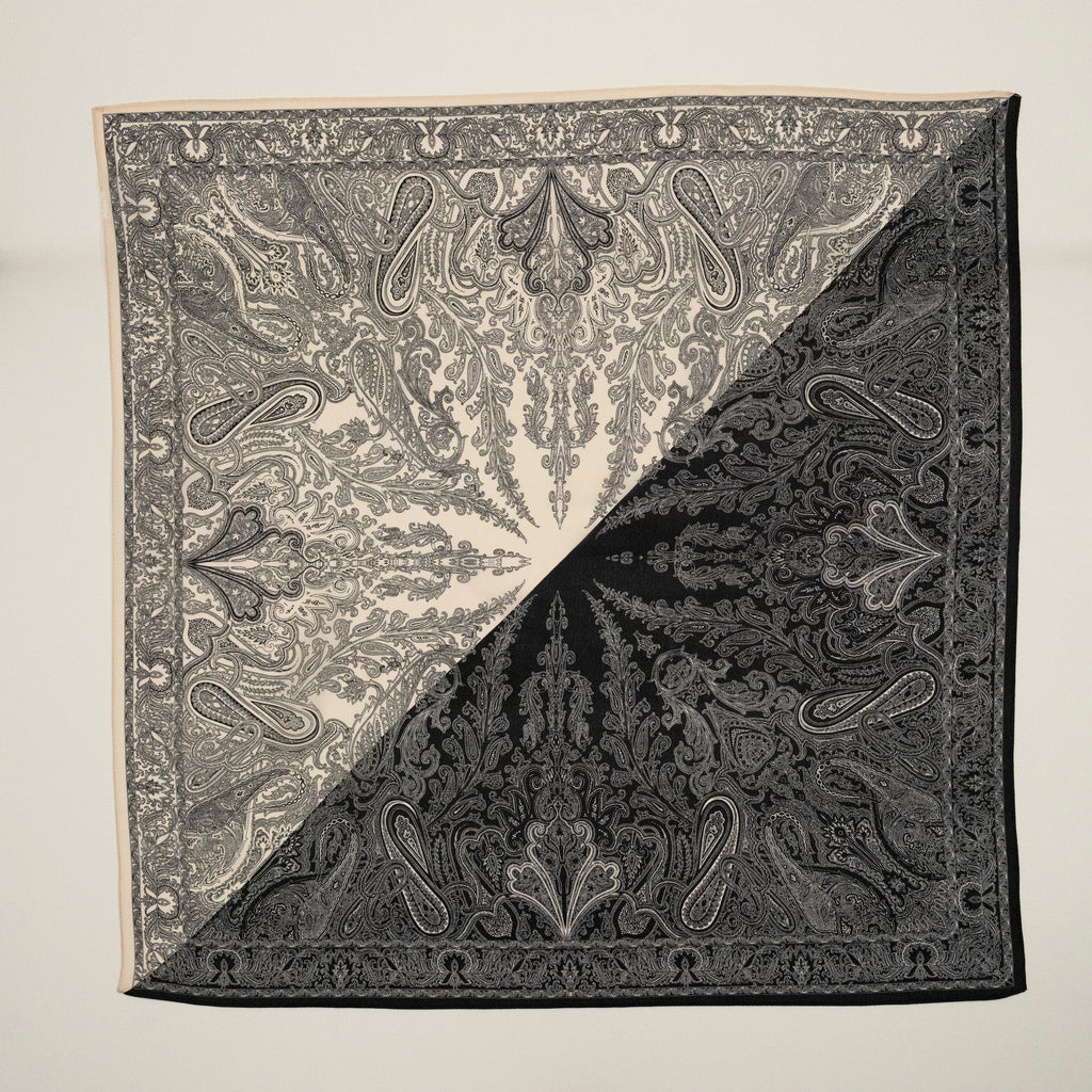 KAIYI 65x65CM Lightweight Crepe de Chine Silk Scarf for Summer Accessory and Gift (SZ65-06)