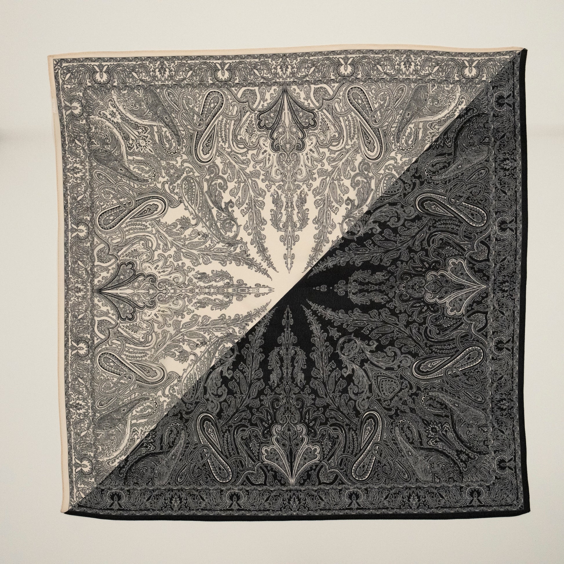 KAIYI 65x65CM Lightweight Crepe de Chine Silk Scarf for Summer Accessory and Gift (SZ65-06)