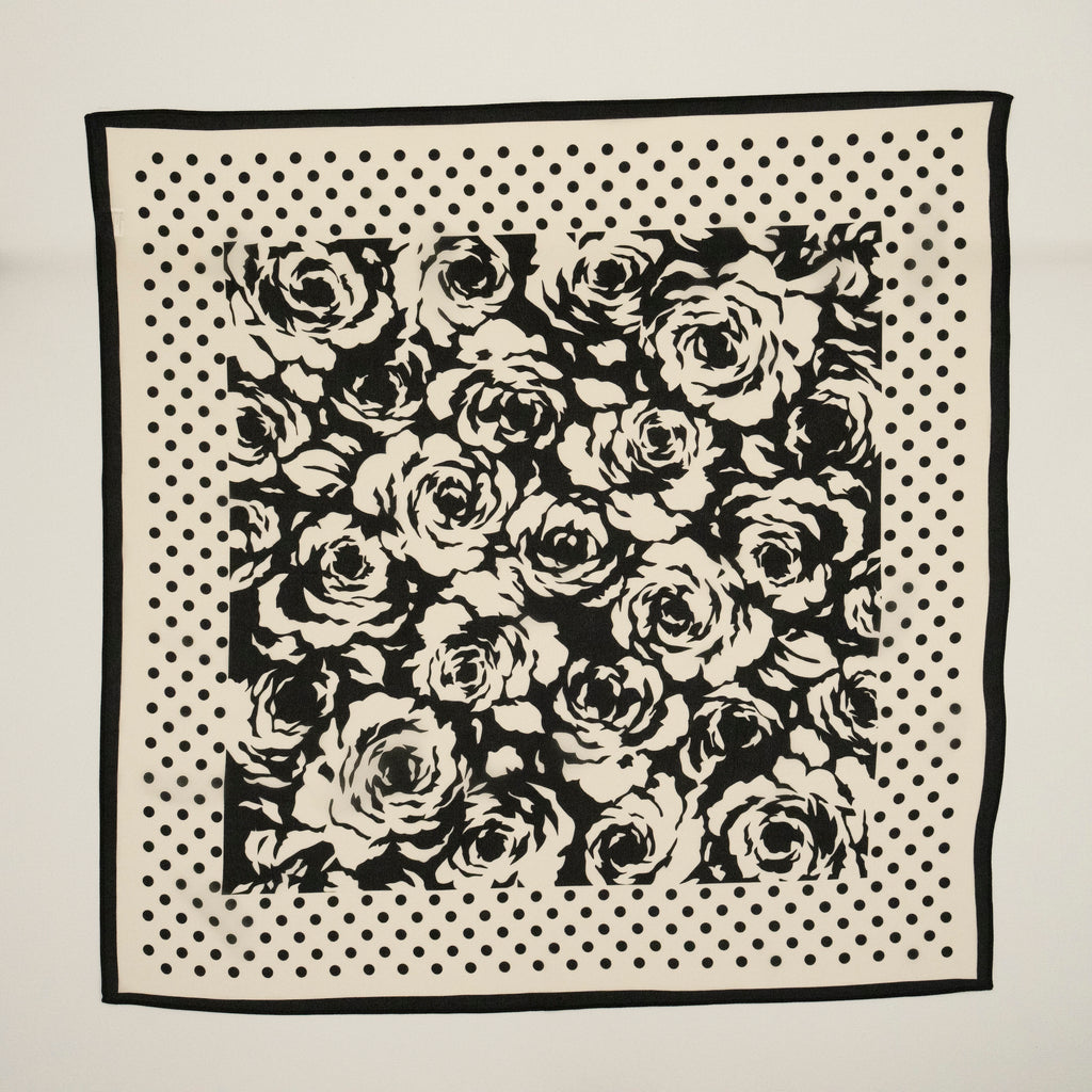 KAIYI 65x65CM Lightweight Crepe de Chine Silk Scarf for Summer Accessory and Gift (SZ65-19)