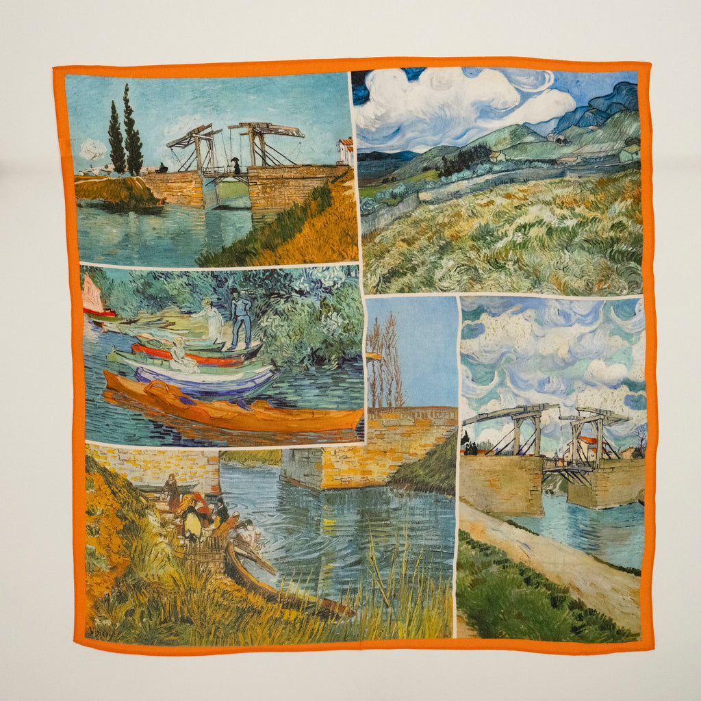 KAIYI 65x65CM Lightweight Crepe de Chine Silk Scarf for Summer Accessory and Gift (SZ65-20)